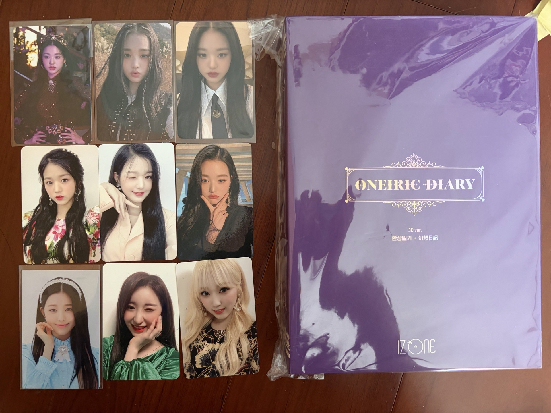 員瑛 IZ*ONE 矮丸時期 小卡 制服員 戶外員