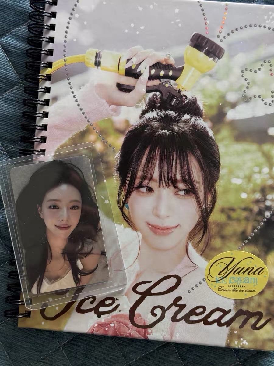韓國現貨/Yuna Ice Cream 打歌卡 白衣娜 