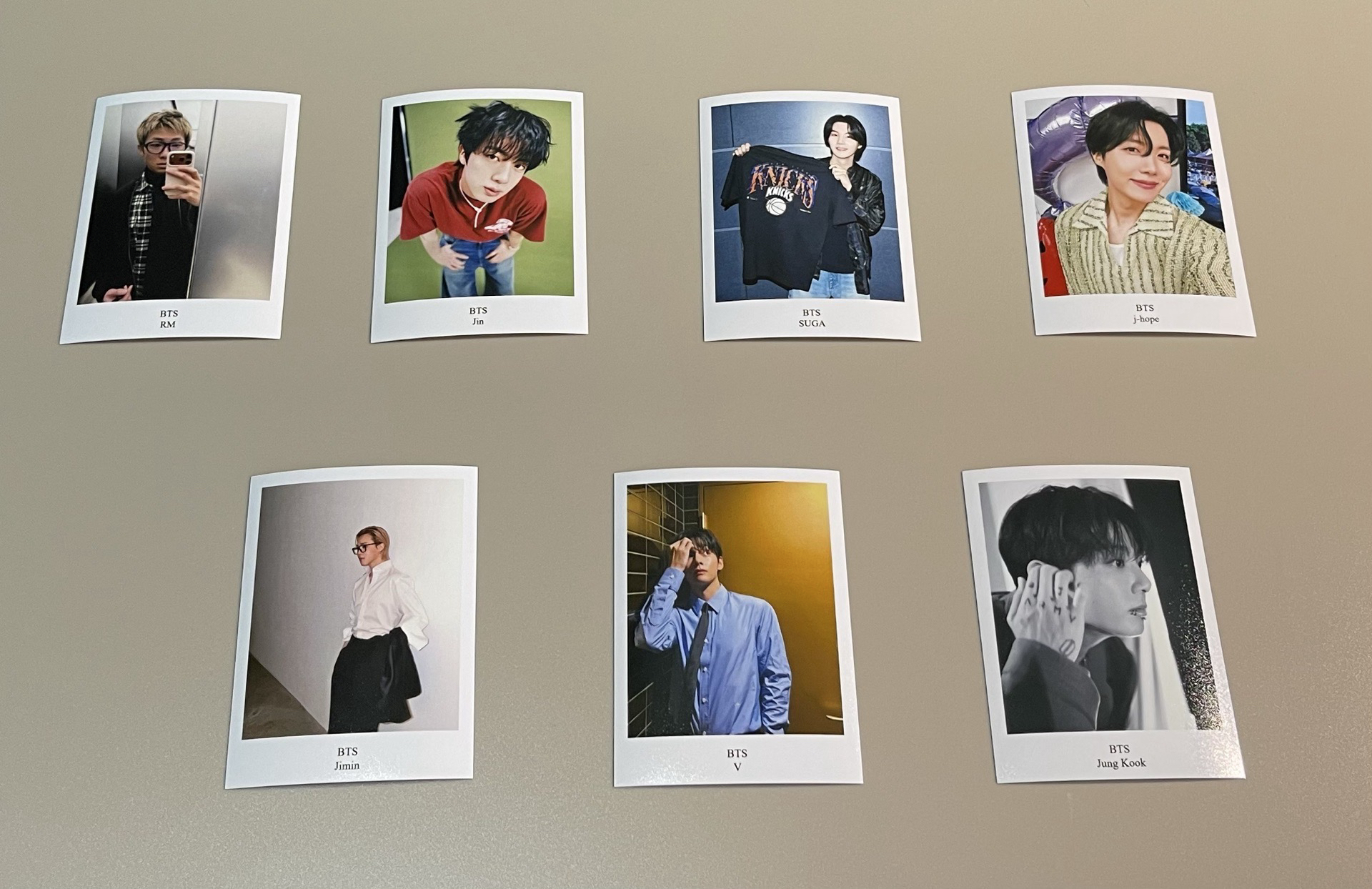 BTS - ARIRANG 早鳥禮 拍立得式相片 (共7張) 不拆售