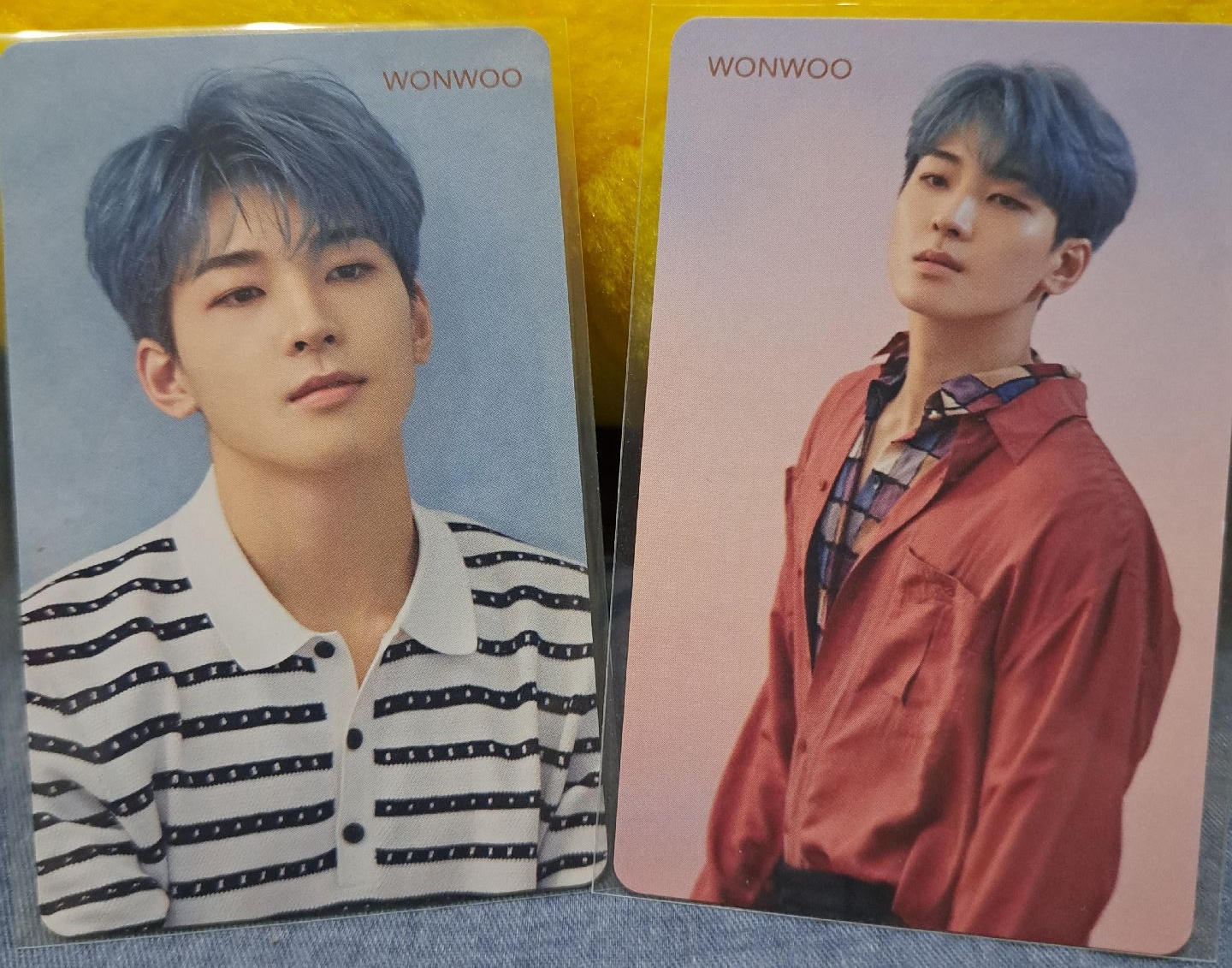 SEVENTEEN 落花HMV特典 藍髮圓佑