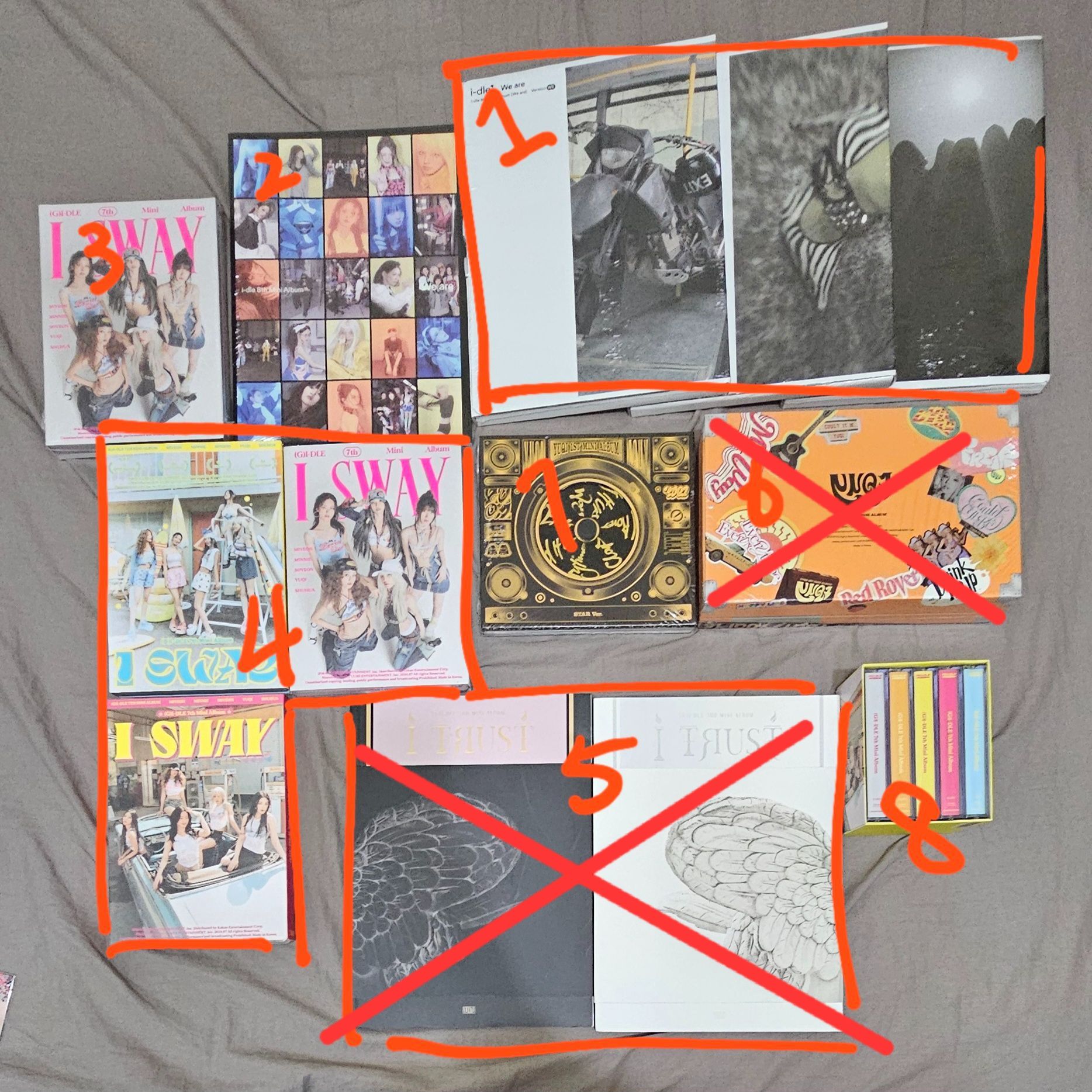 i-dle* 專輯 & 演唱會光碟