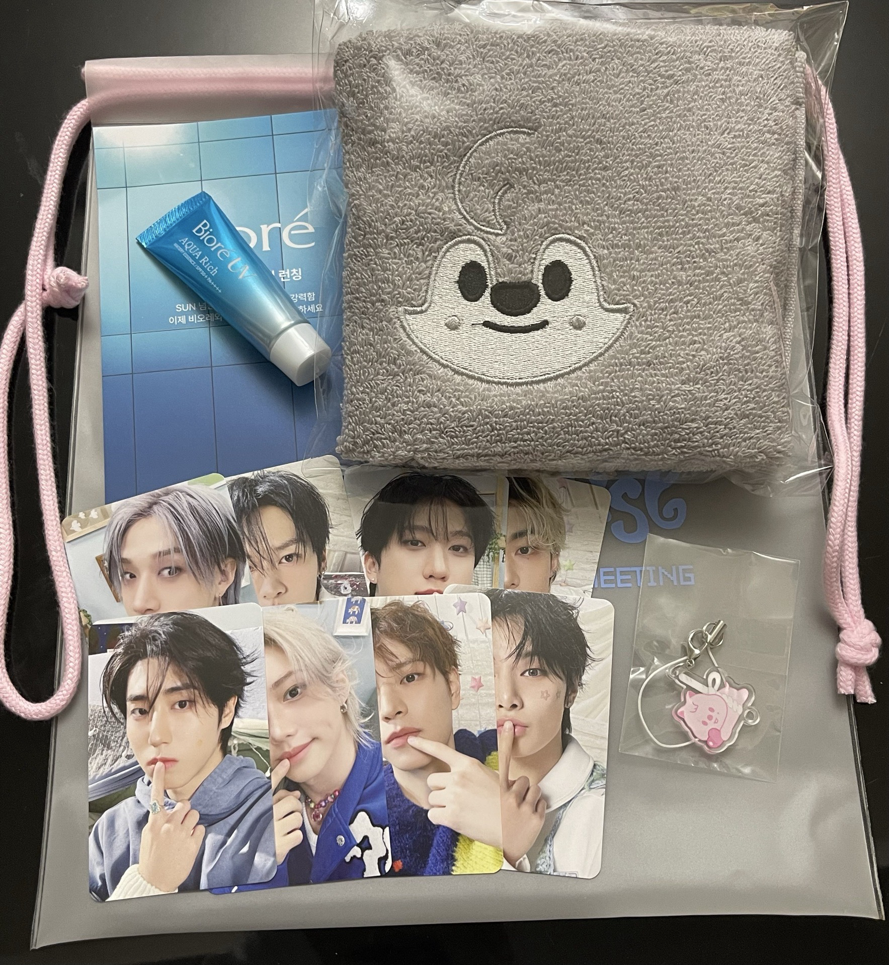 straykids六期飯咪入場禮 燦毛巾城吊飾