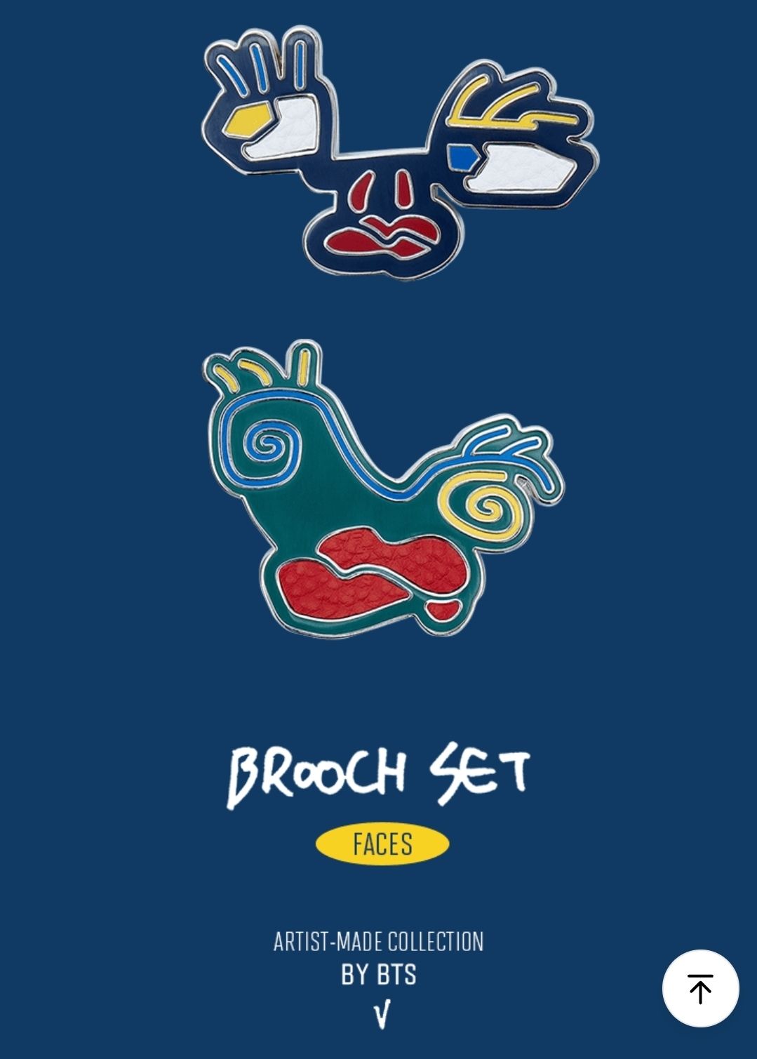 BTS-V設計徽章(face)