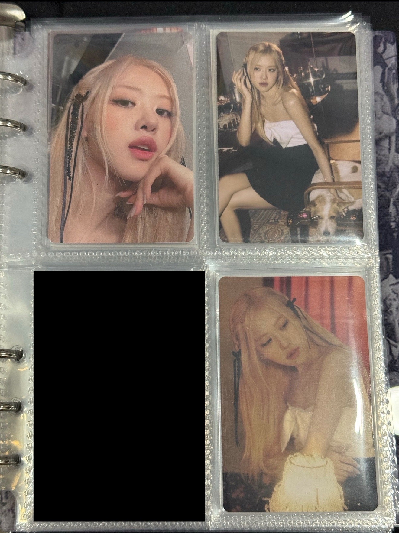 BLACKPINK ROSÉ H&R年曆 YG 特典卡 