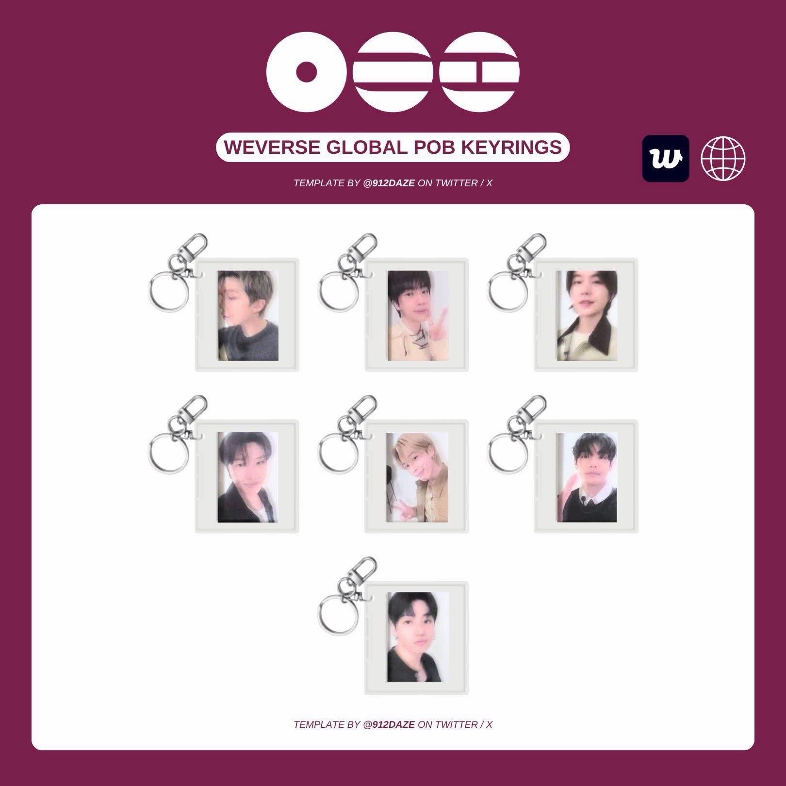 防彈少年團 BTS weverse鑰匙圈特典