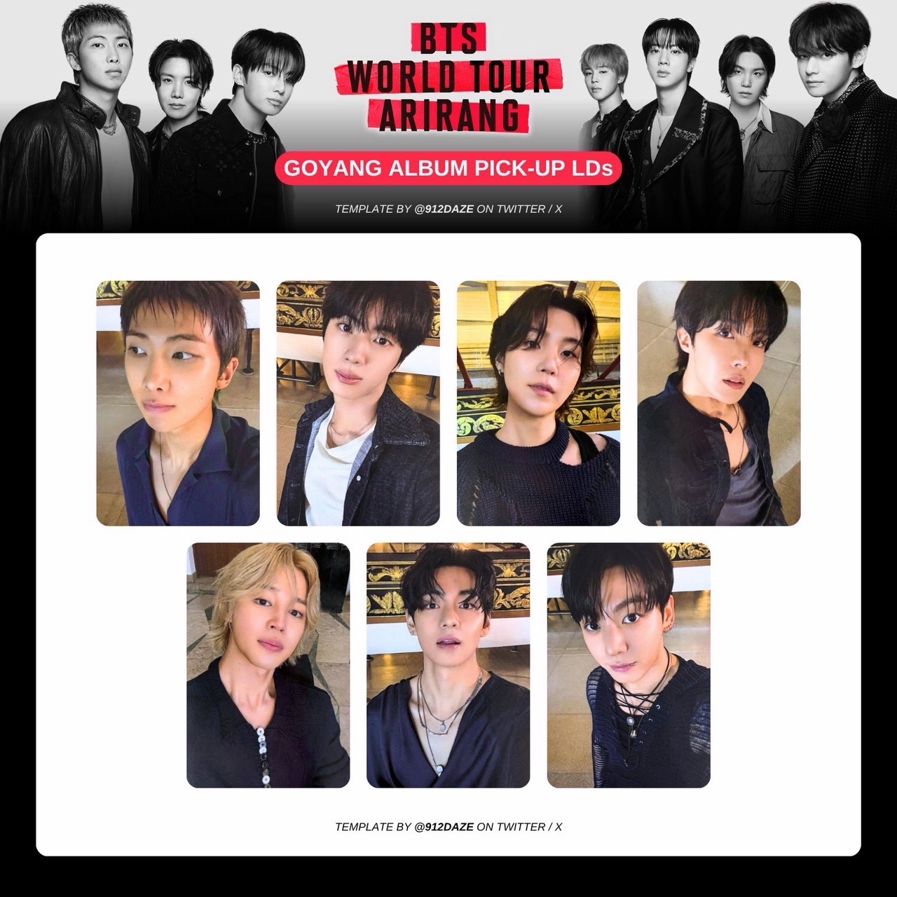 防彈少年團 BTS WORLD TOUR 'ARIRANG' IN GOYANG線下卡特典