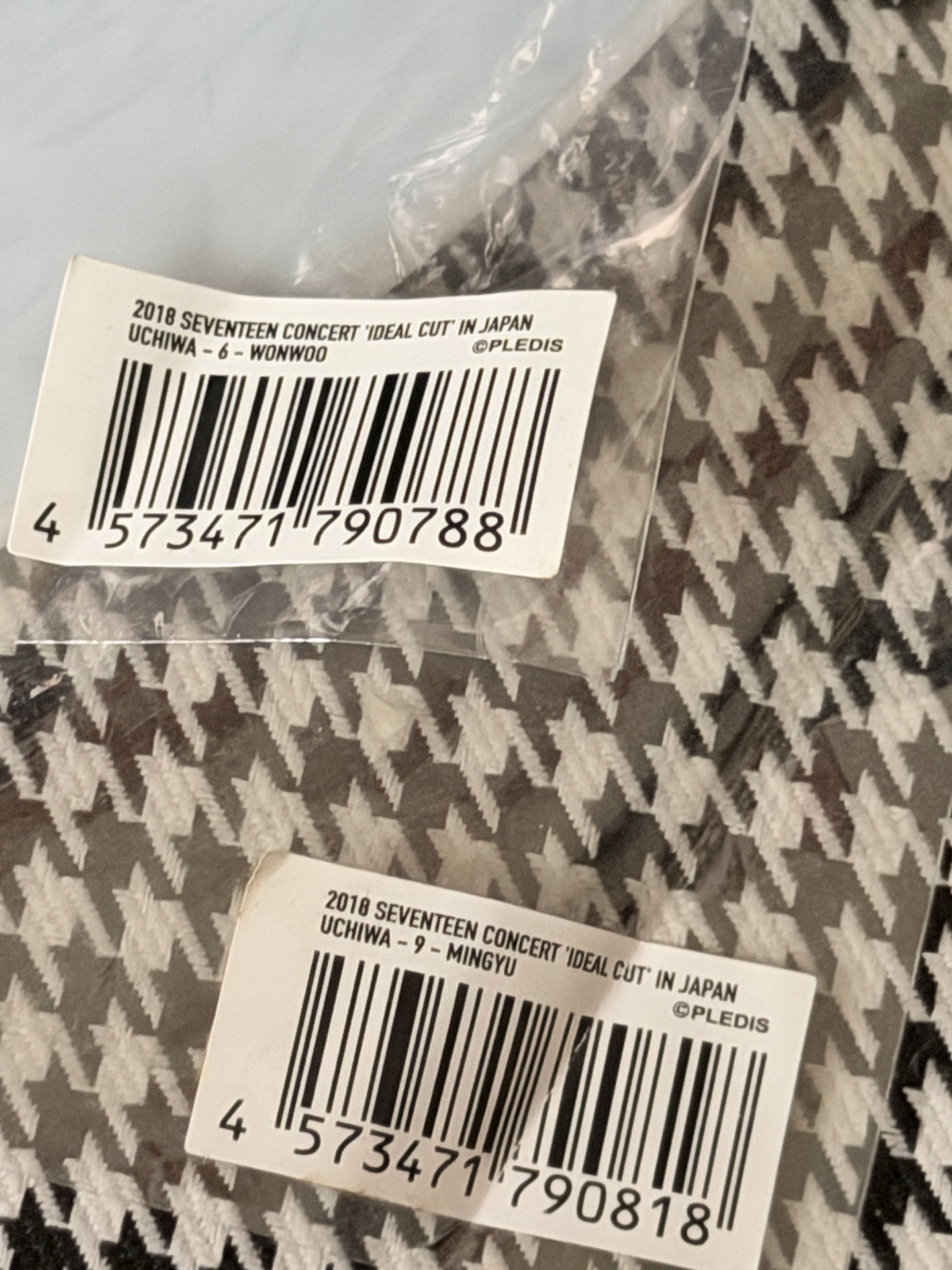 （全新未拆現貨 紙箱寄出）seventeen ideal cut 黑軍大扇 扇子 珉奎 圓佑 珉佑