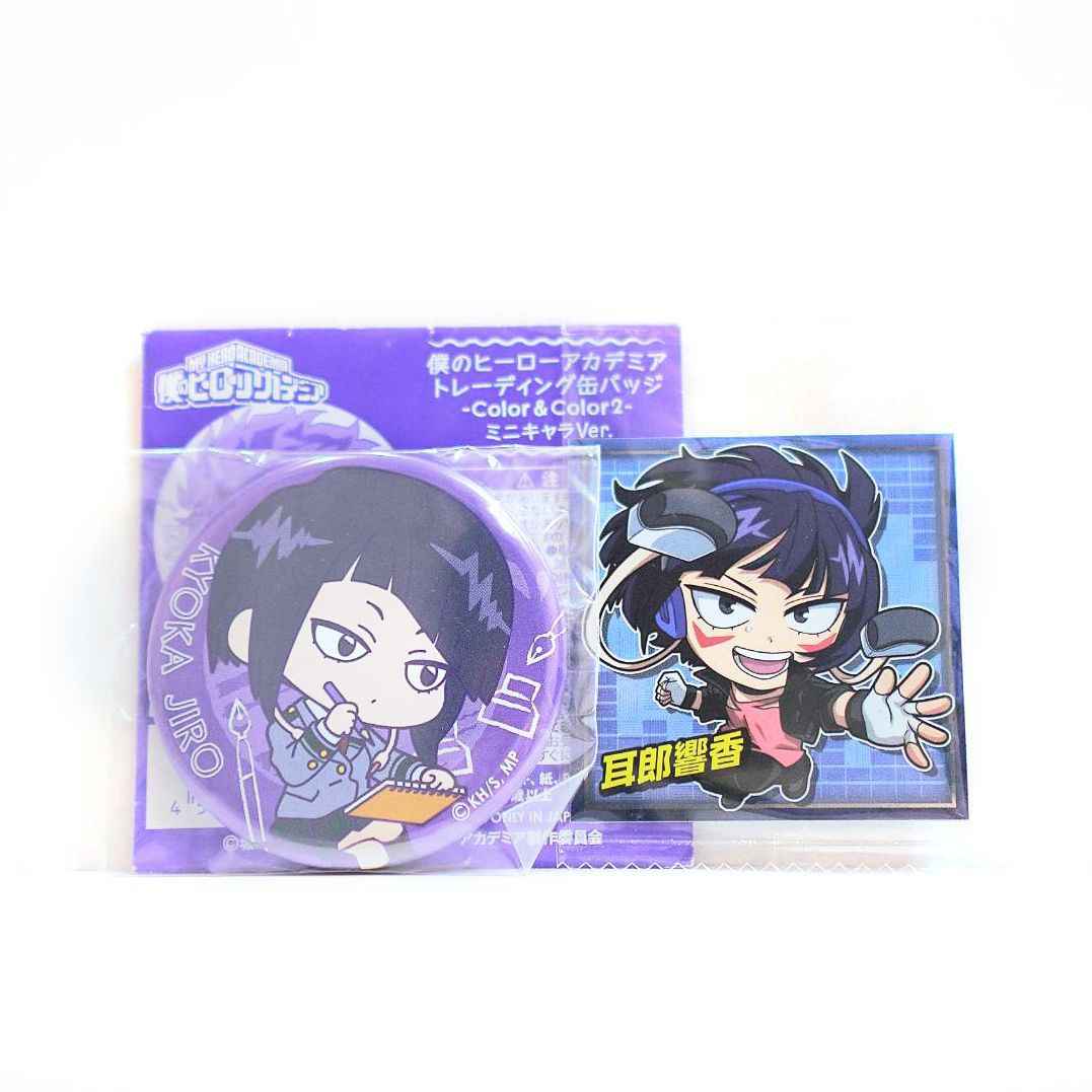 我的英雄學院 耳郎響香 徽章56mm+威化餅乾貼紙