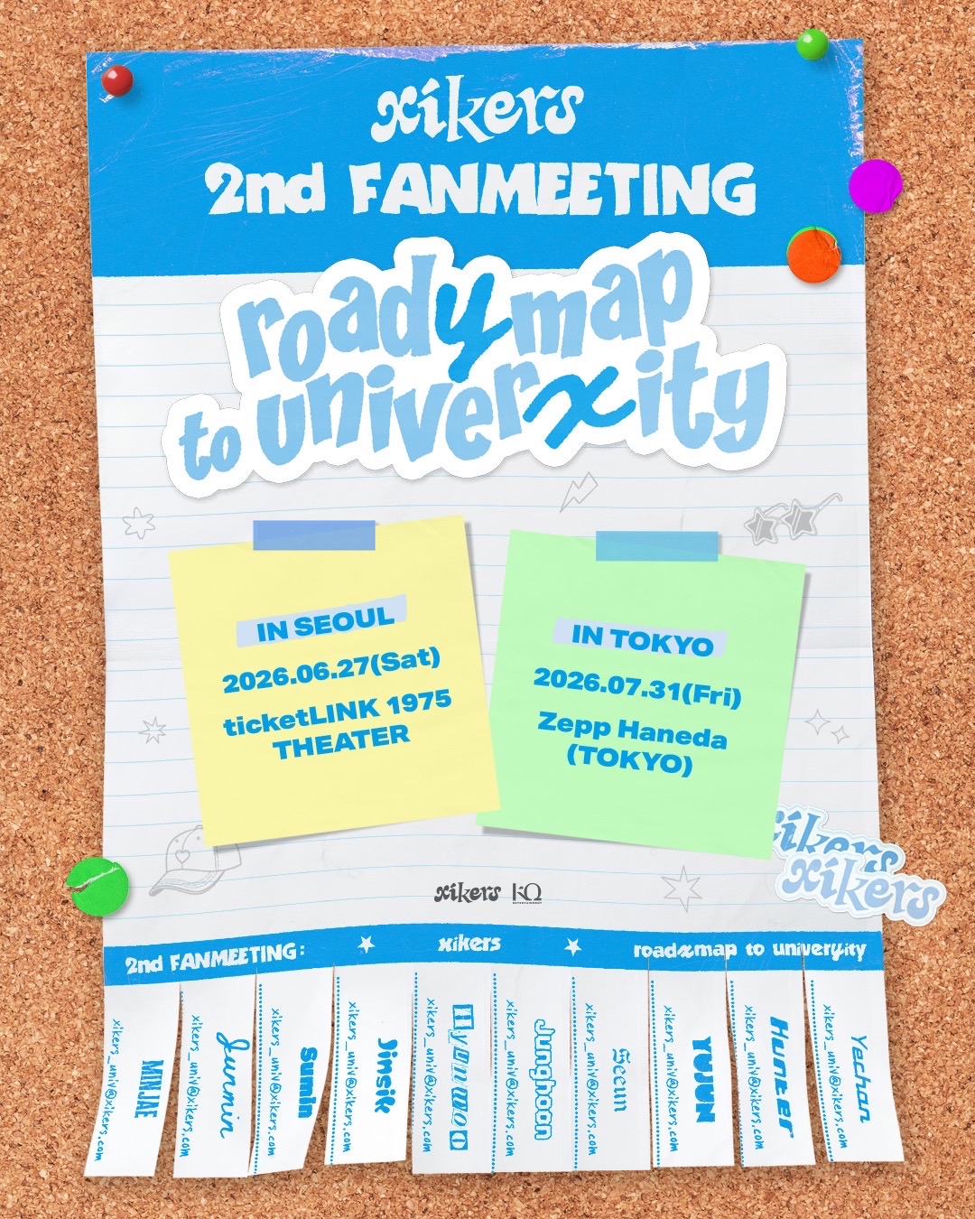 2nd FANMEETING : road𝓨map to univer𝓍ity