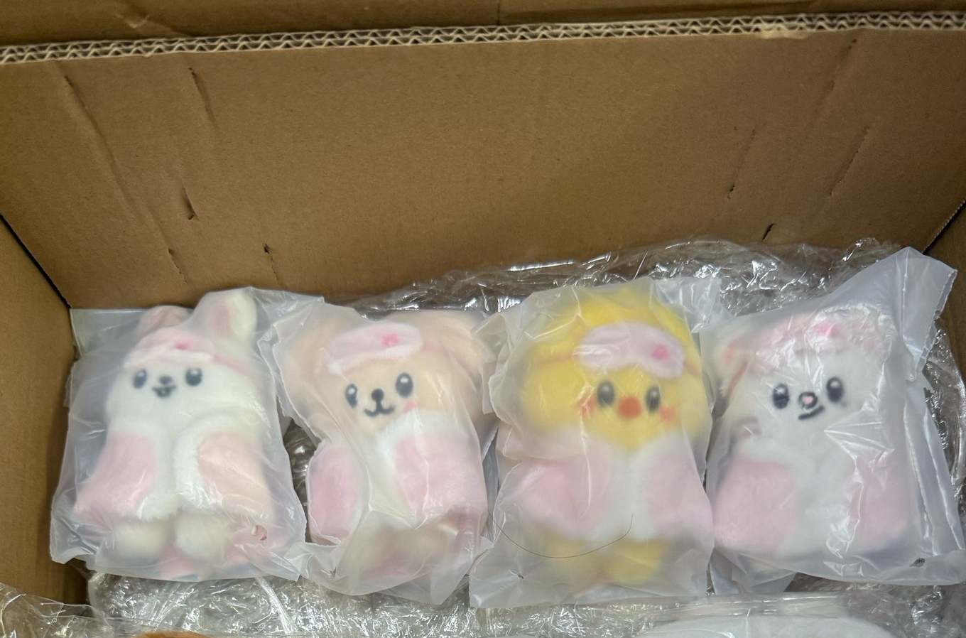 6期棉被娃 旻辰菲玟各1