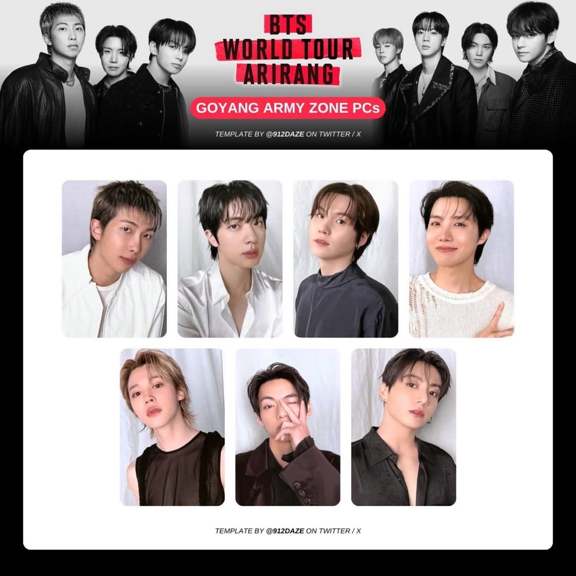 BTS防彈 高陽 阿米粽 9張一套不拆售