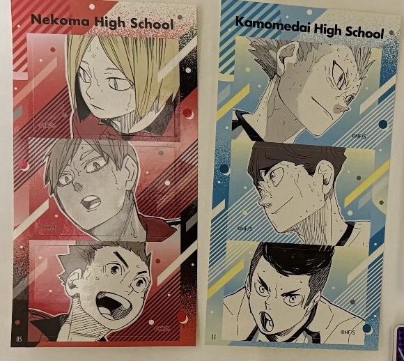 排球少年 原畫貼紙 音駒、鷗台