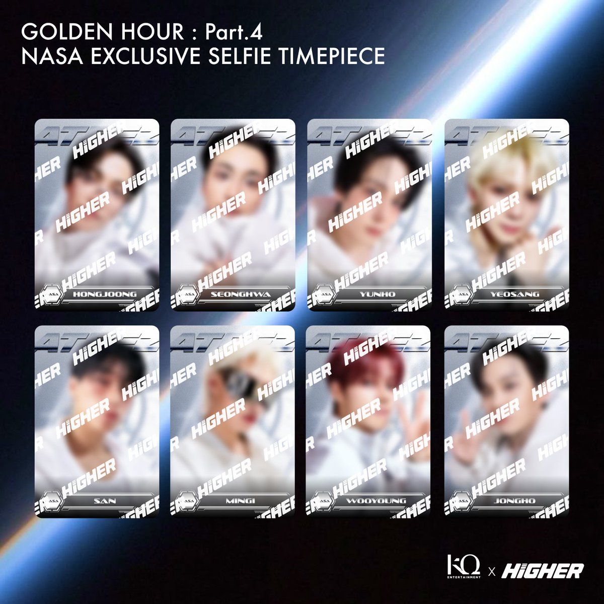 整套GH4 HIGHER 隨機卡 NASA 自拍