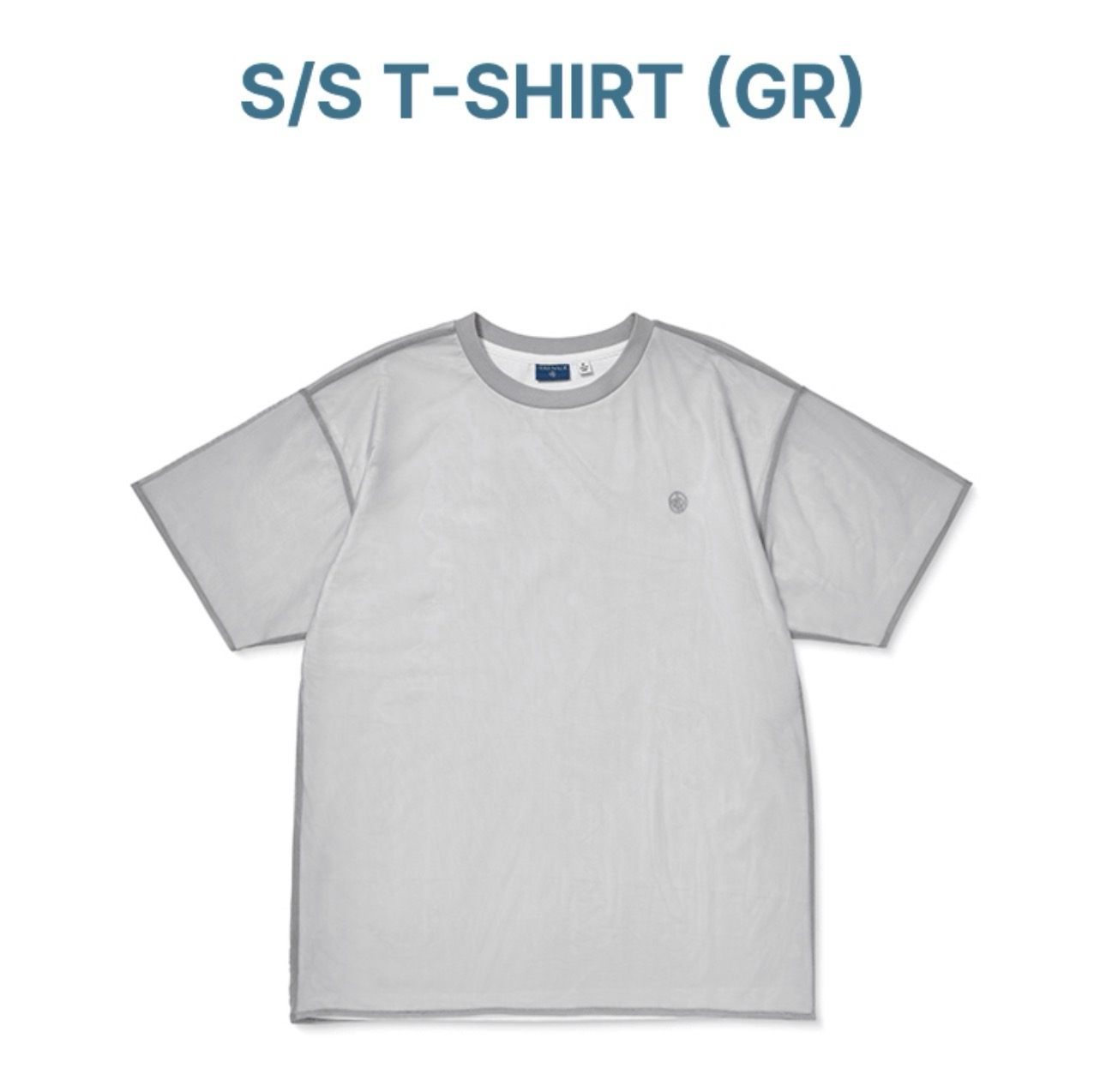 T恤-薄紗灰(請備註尺寸)