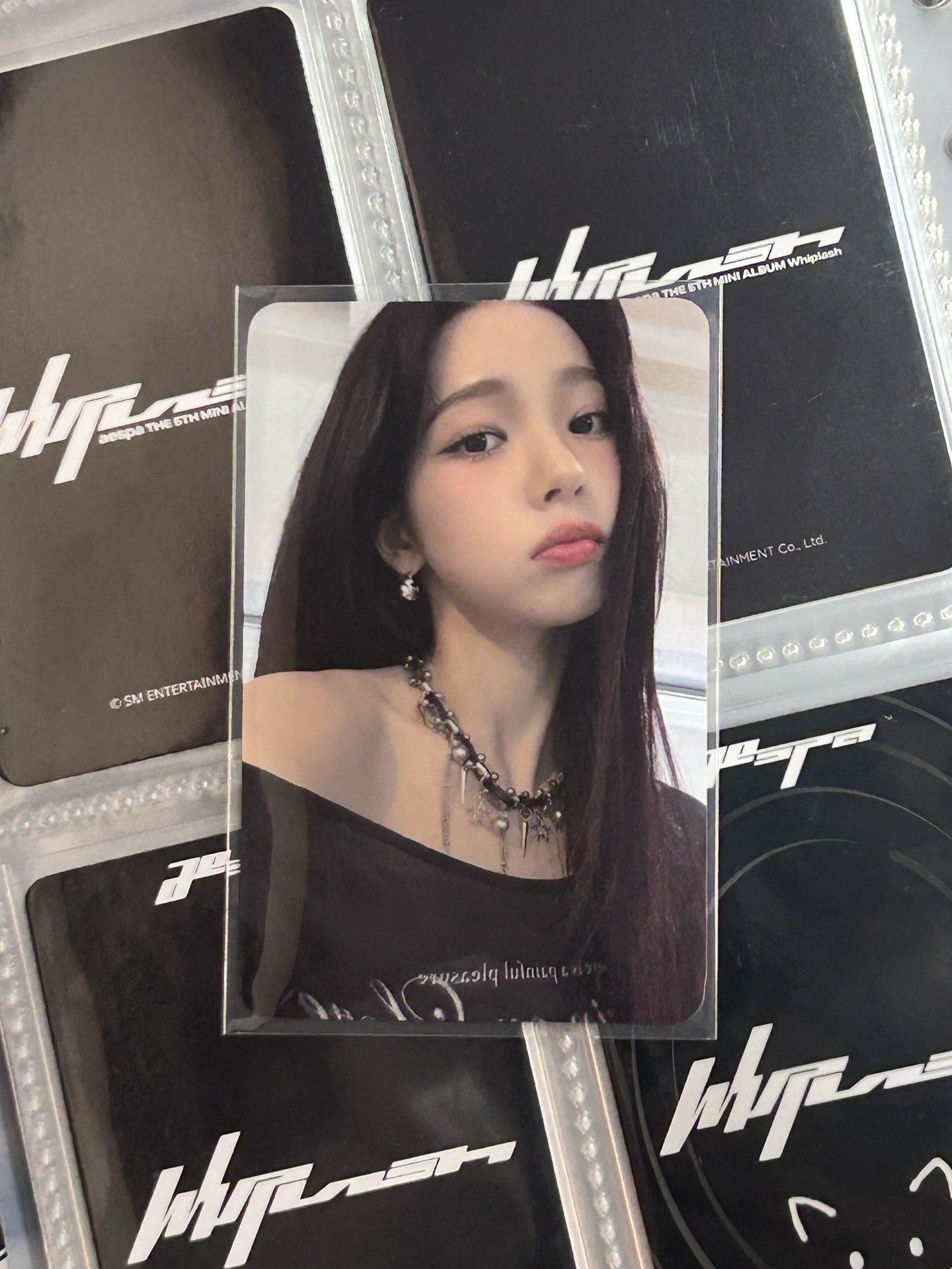 aespa Karina Whiplash K4直播卡 直播柚