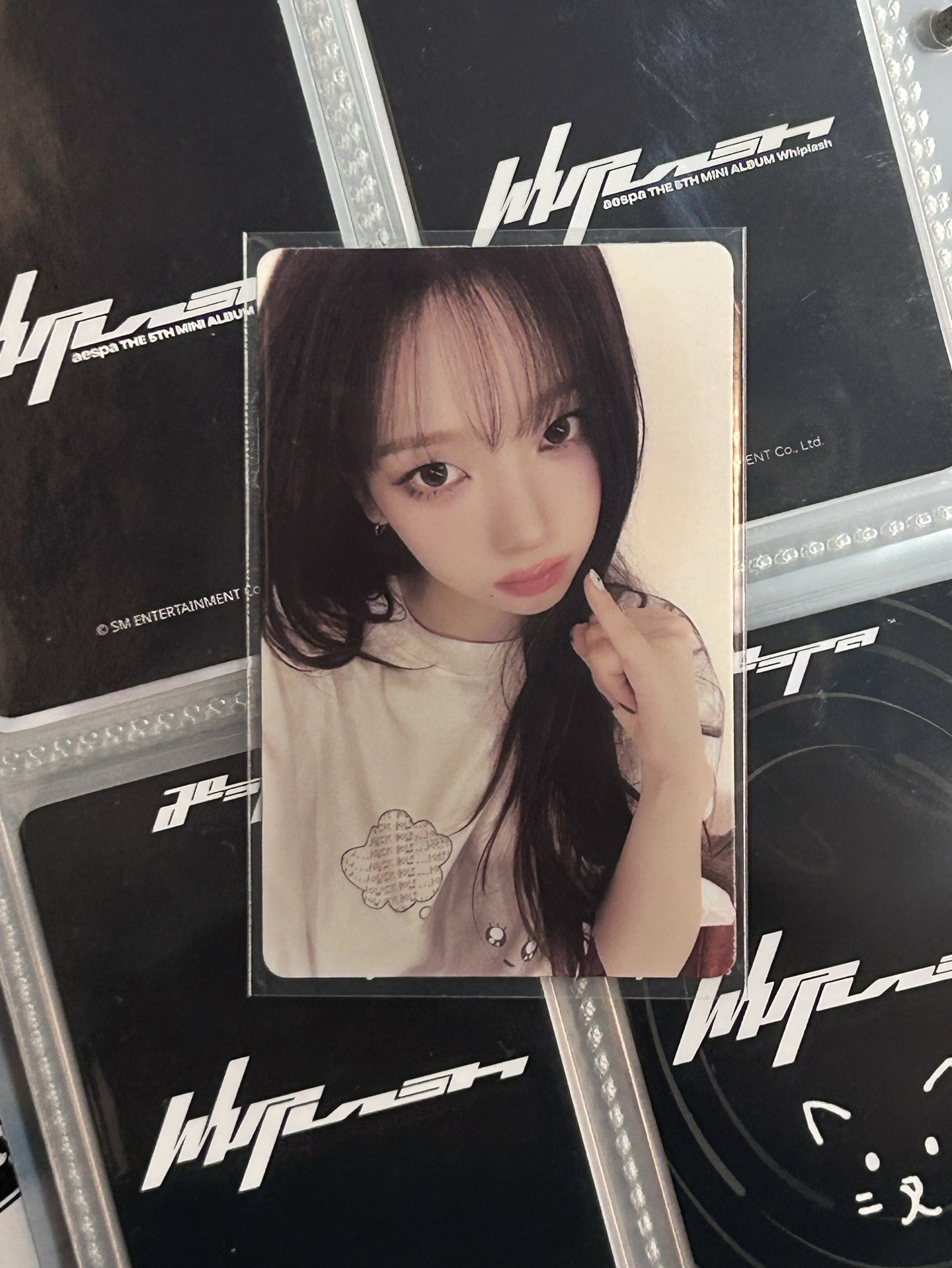 aespa Karina 2025生日卡