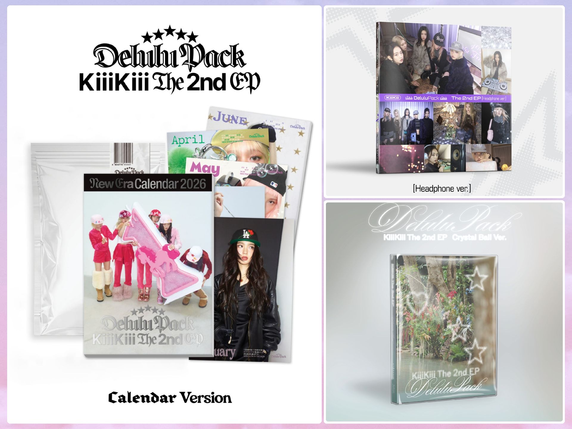 [現貨] KiiiKiii Delulu Pack 迷二未拆專與空專 (耳機/水晶球/日曆版)