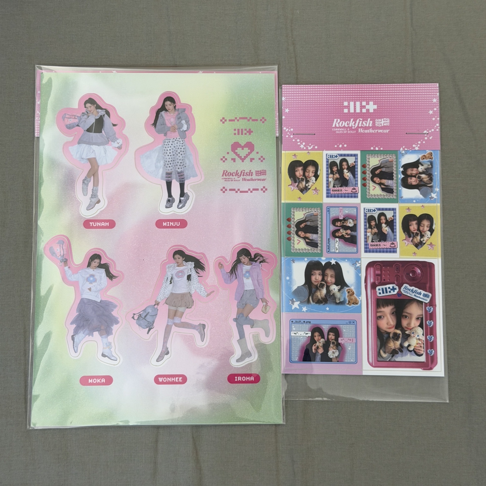 ILLIT Rockfish 禧羽+團體 滿額貼紙