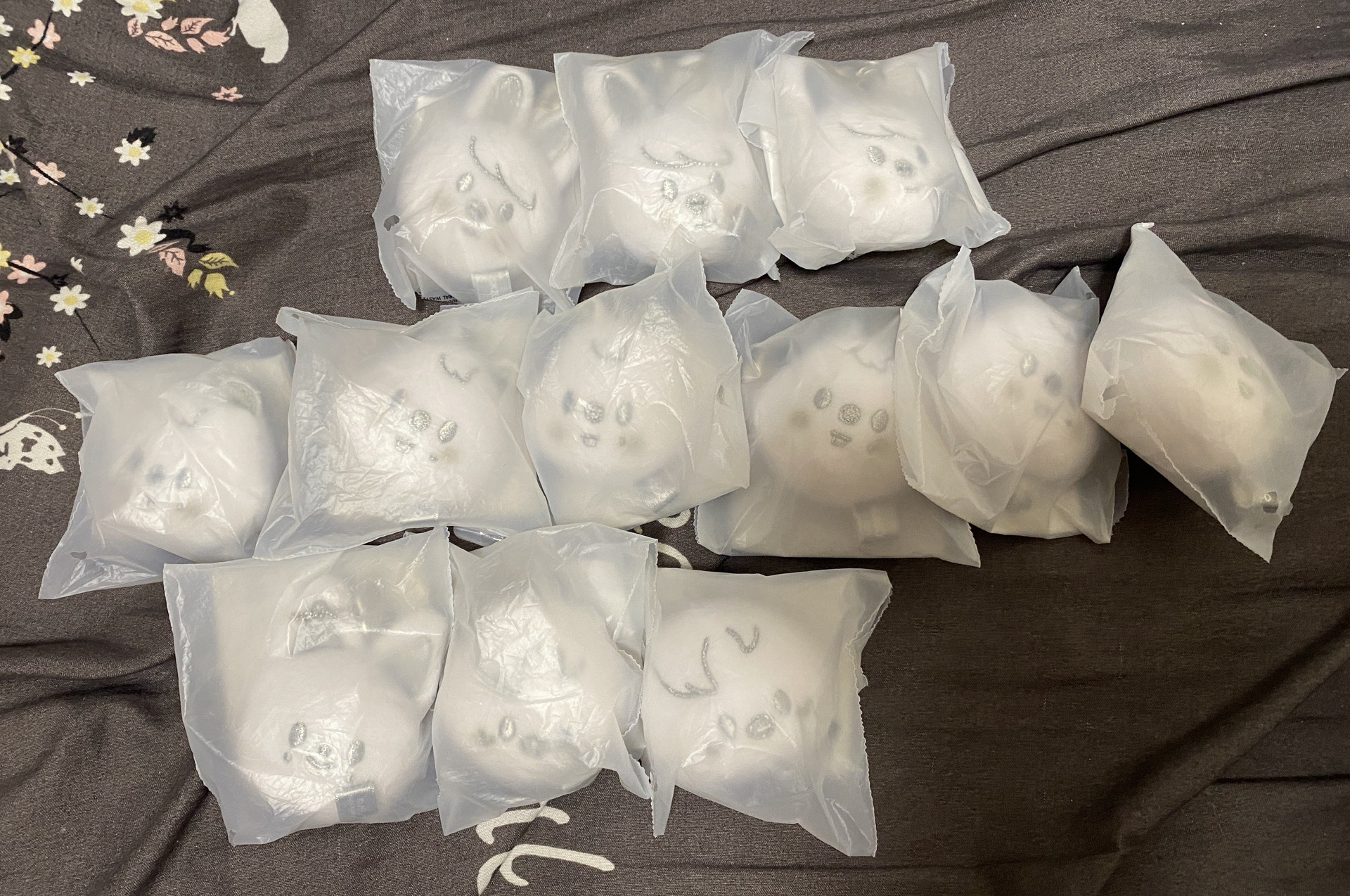 城 銀色大臉吊飾