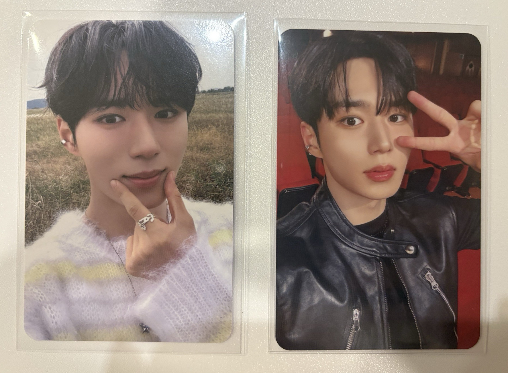 迷一 ms 自由POSE /嘴角 簽售卡 共兩張