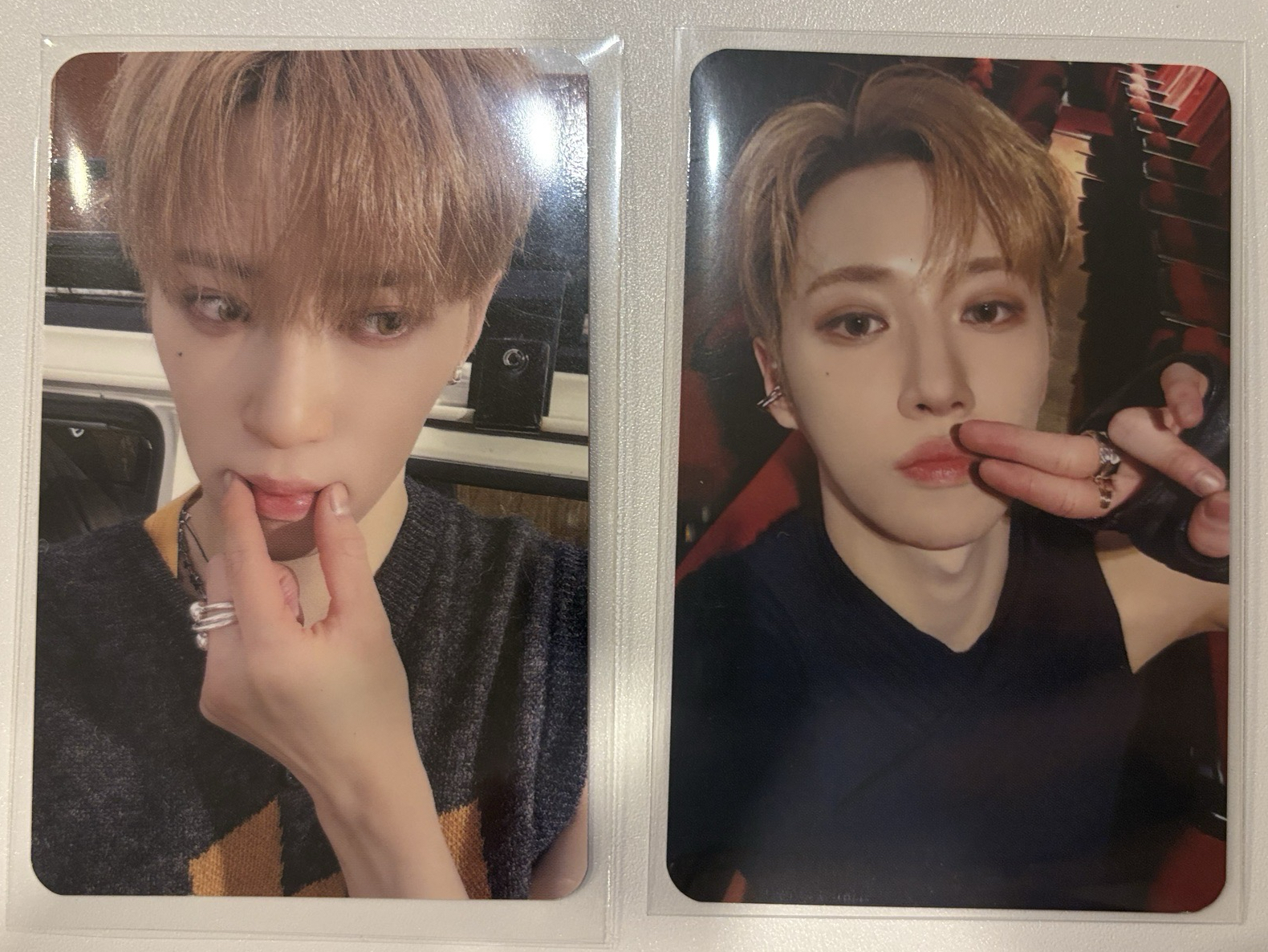 迷一 ms 自由POSE /嘴角 簽售卡 共兩張