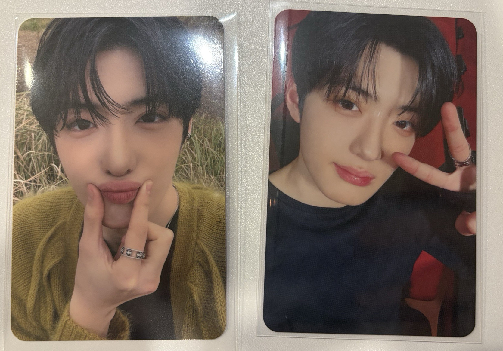 迷一 ms 自由POSE /嘴角 簽售卡 共兩張