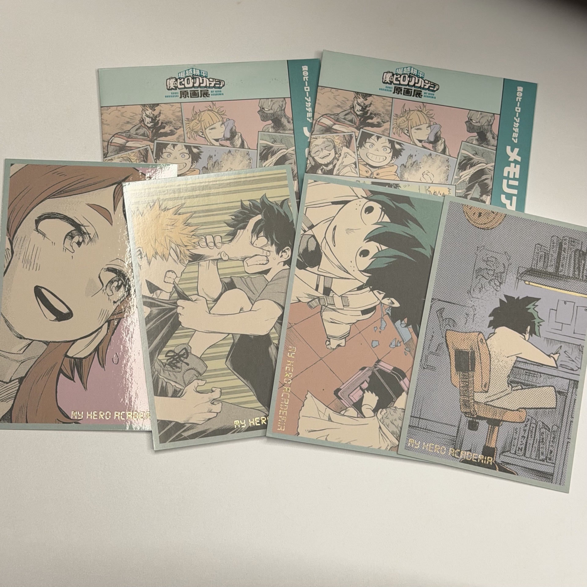 我英 原畫展相卡 綠谷 爆豪 麗日 幼馴染