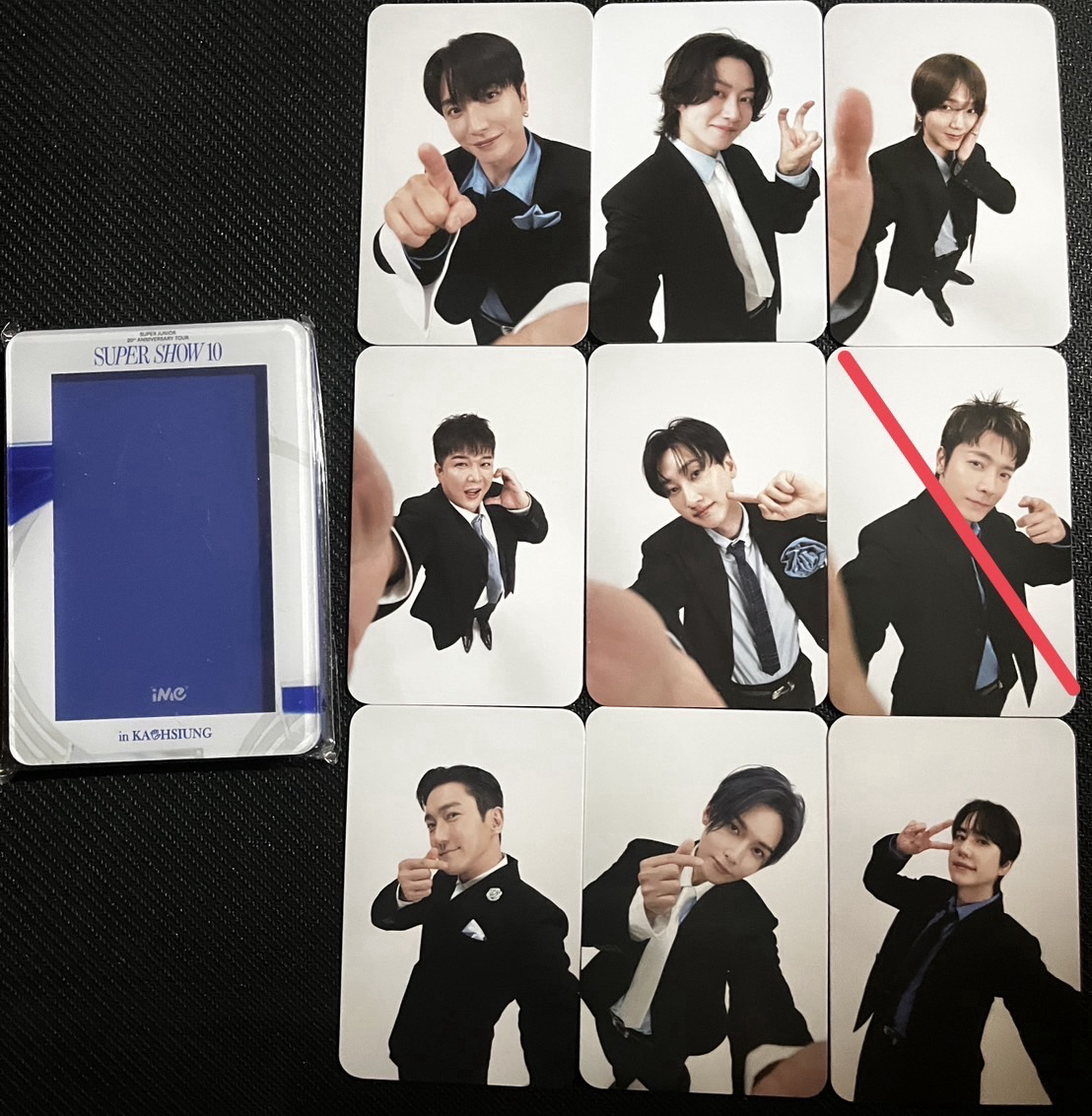 Super junior 高雄場 入場卡