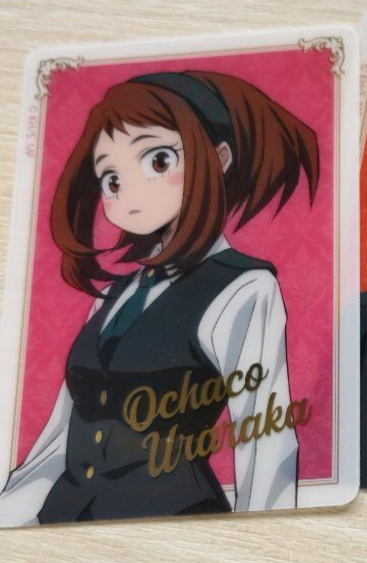 麗日西裝半身小卡