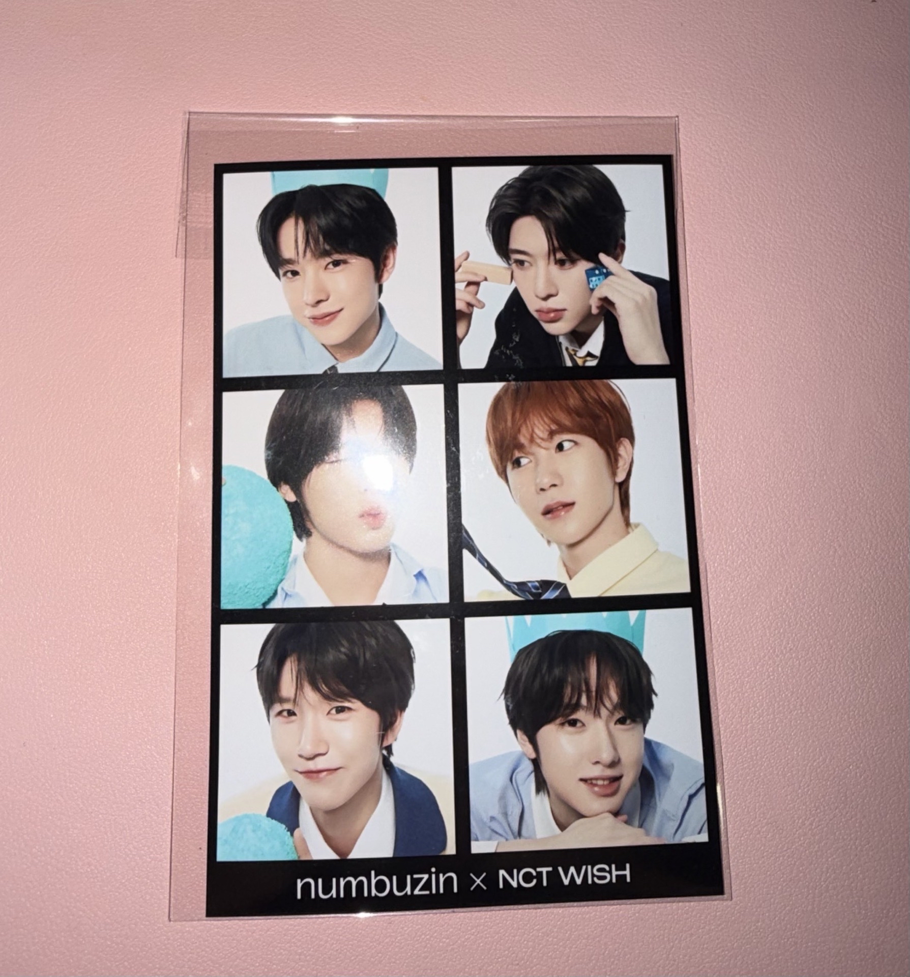 NCT WISH X numbuzin 四格卡