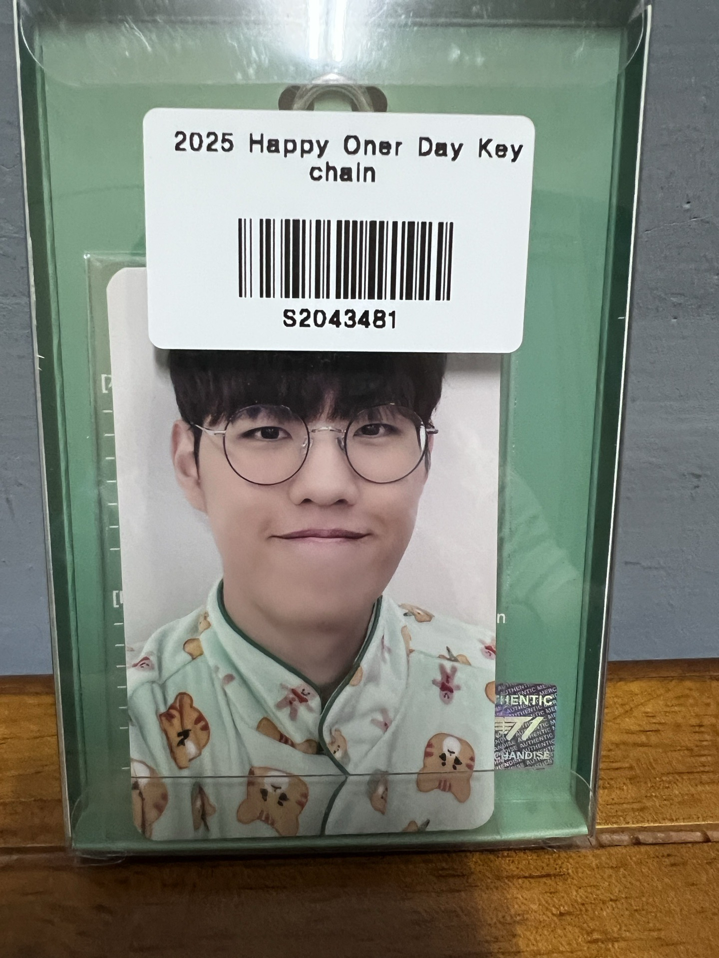 Oner生日鑰匙圈含小卡