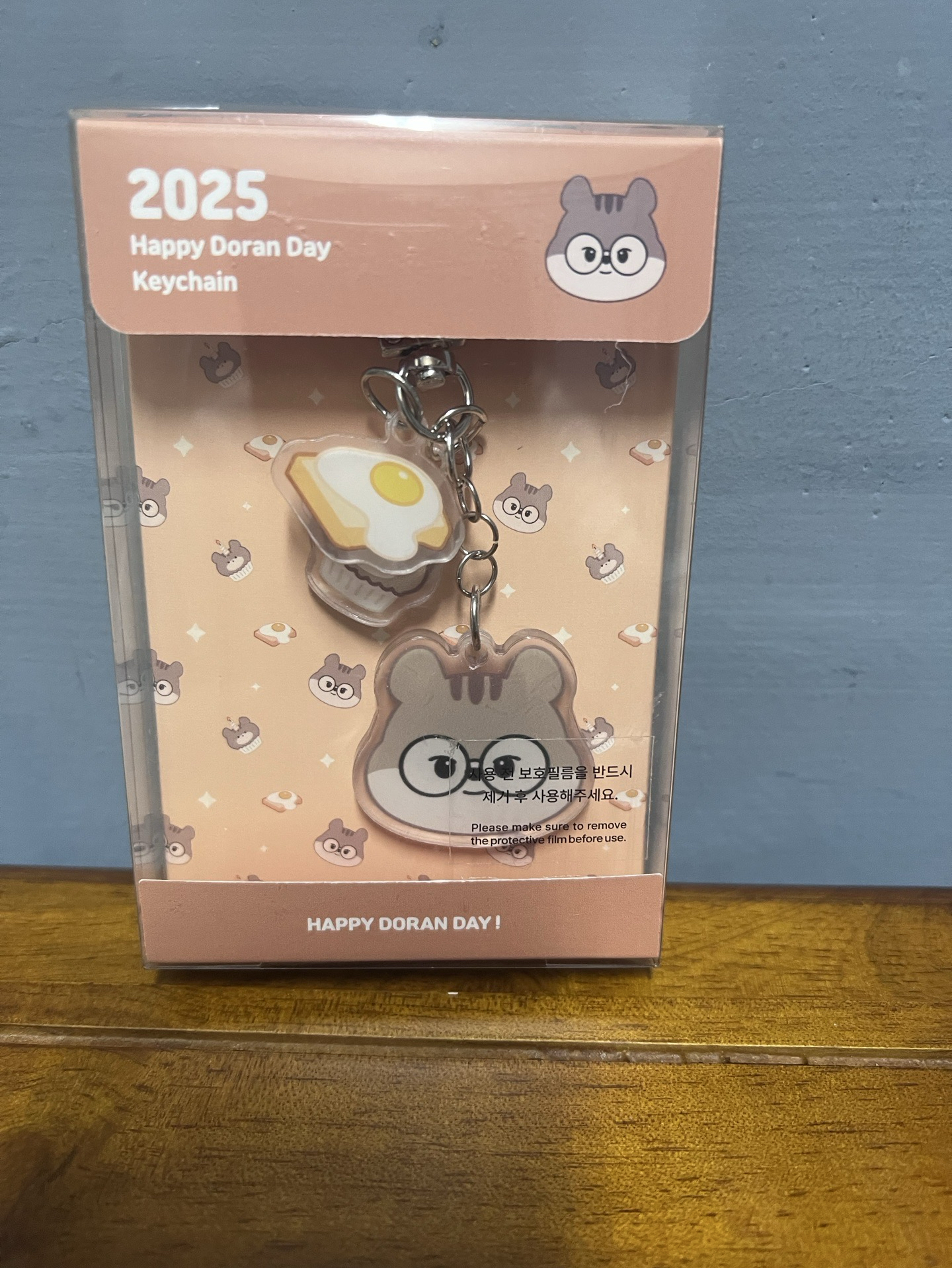 Doran生日鑰匙圈含小卡