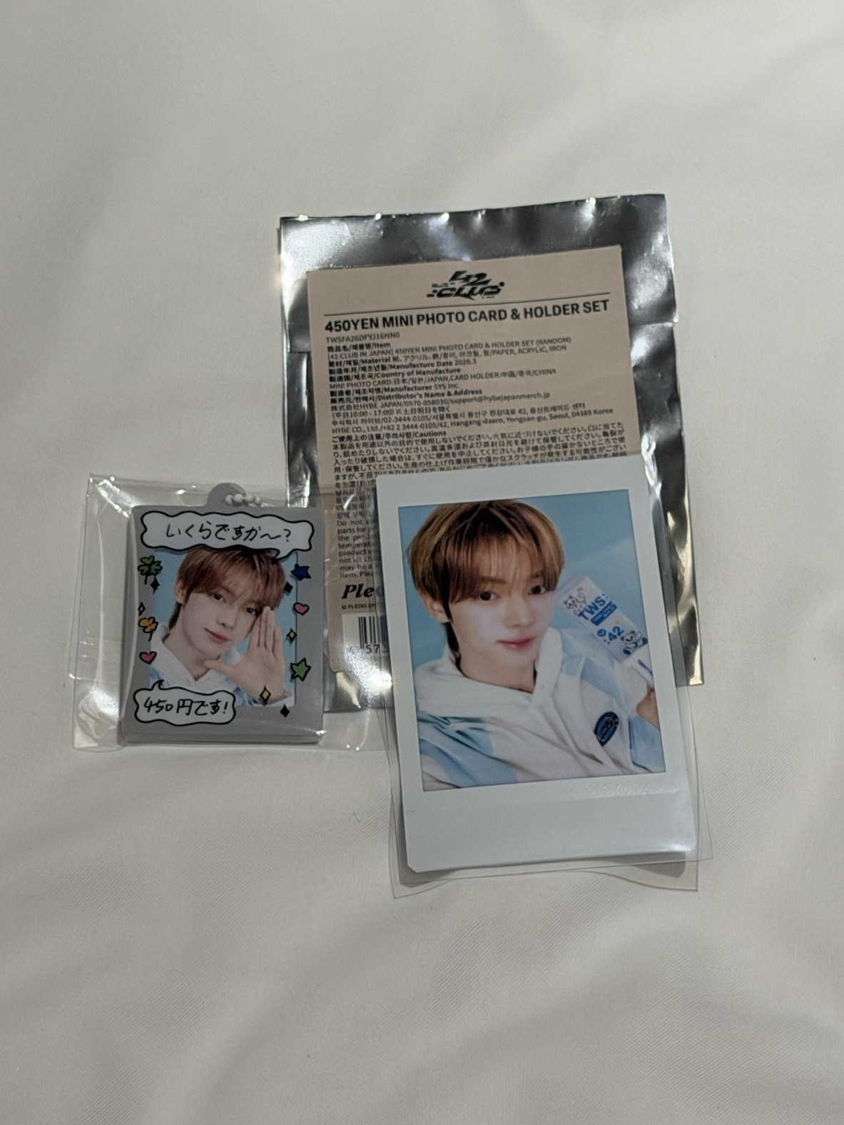 tws 日本fm場週 韓振卡套+拍立得組