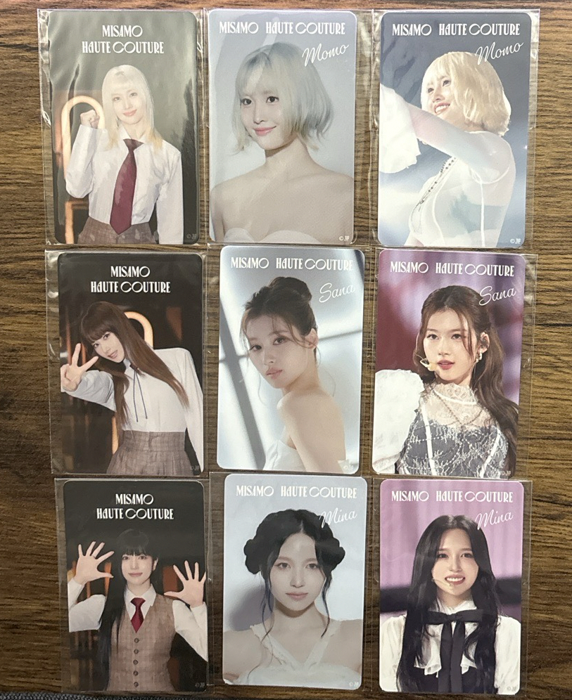 MISAMO演唱會入場、猜拳小卡組