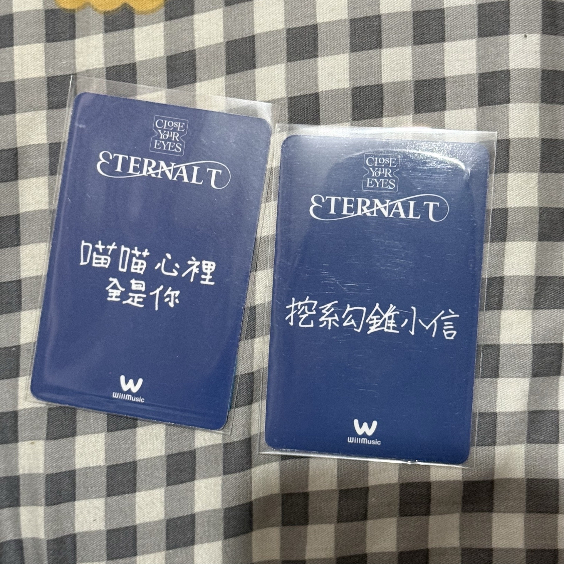 全珉稶&Kenshin 微樂客中文卡背卡🐱🐱