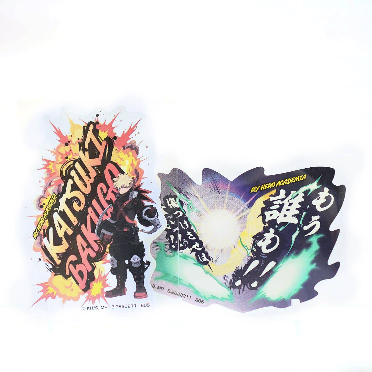 我的英雄學院 手機裝飾貼紙 爆豪+綠谷名言