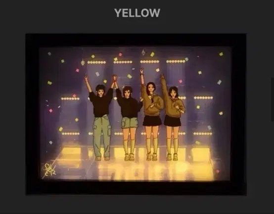 QWER 兩週年快閃線下限定 燈牌