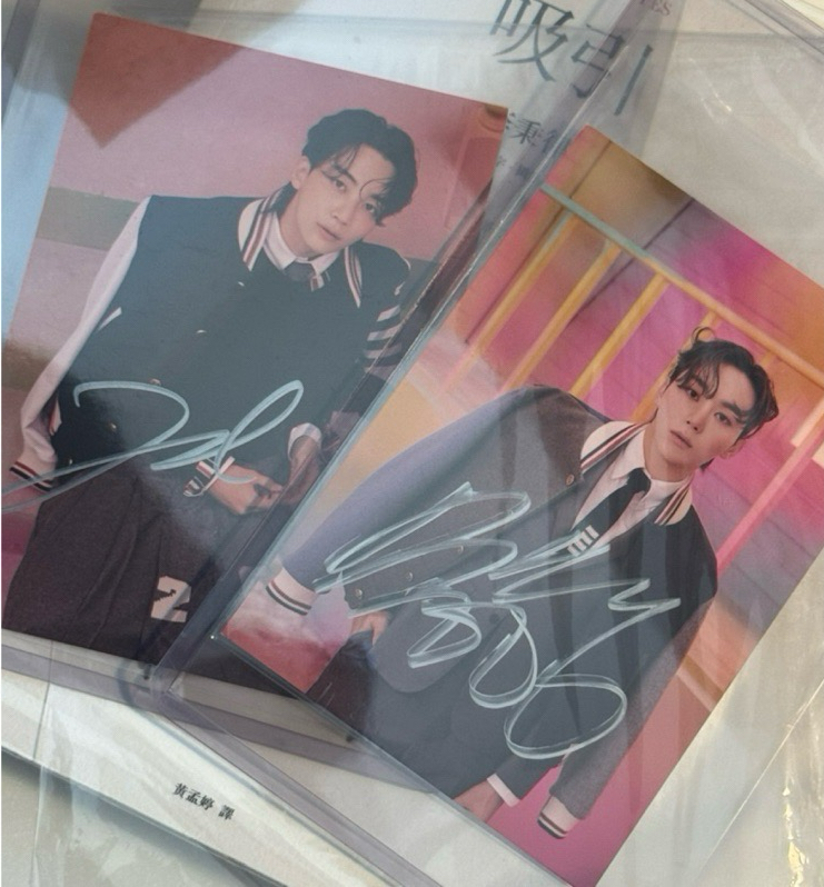 ⚡️SEVENTEEN 17 is right here 美網 親簽 明信片 尹淨漢 夫勝寛