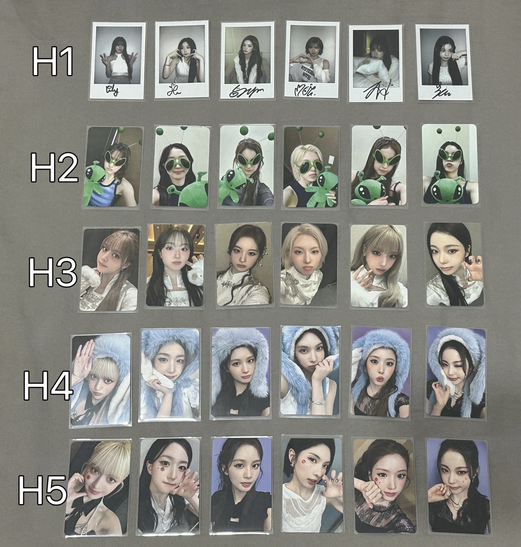 全員小卡（套出）