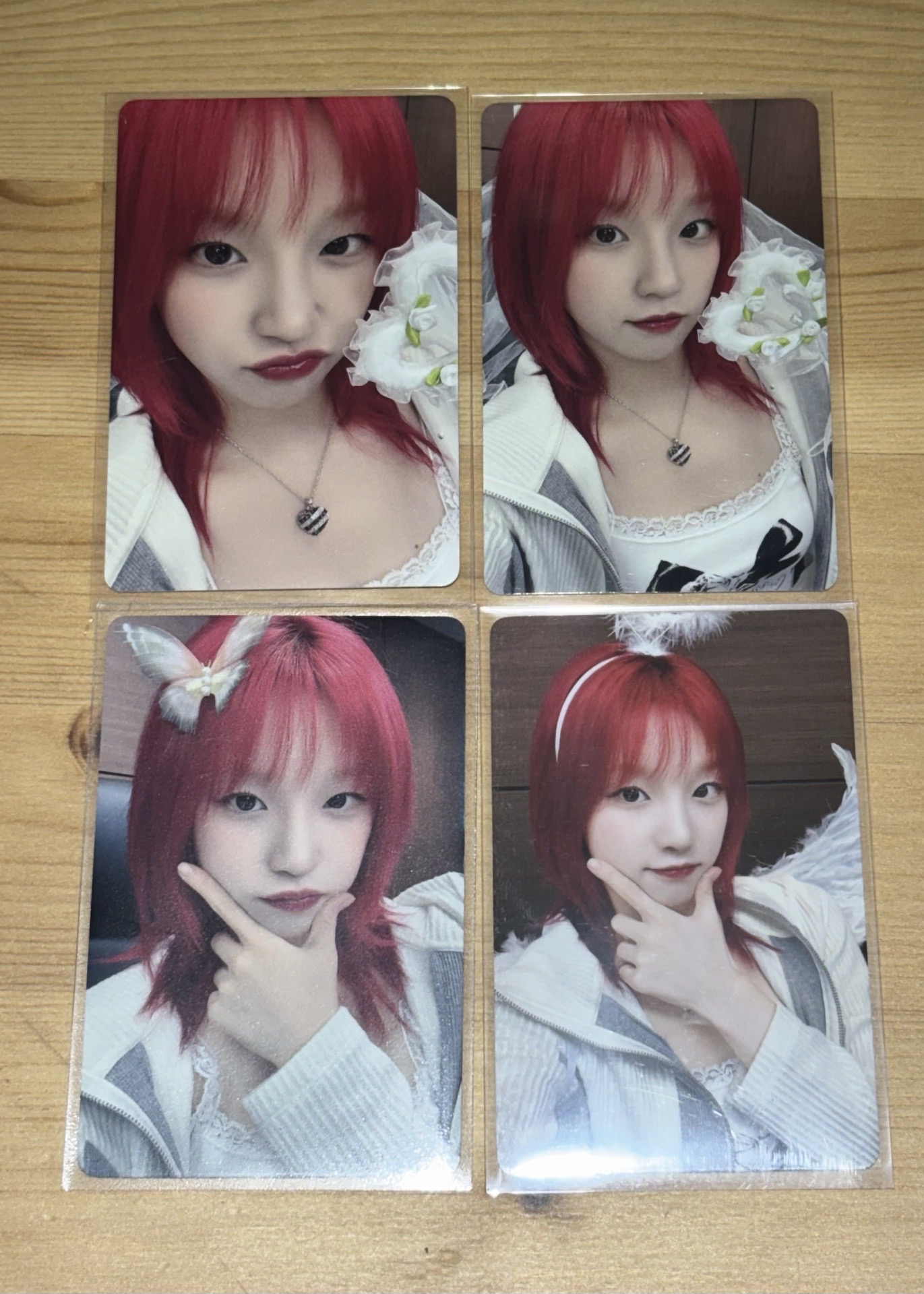 雨琦 一直娛紅髮天使4張set