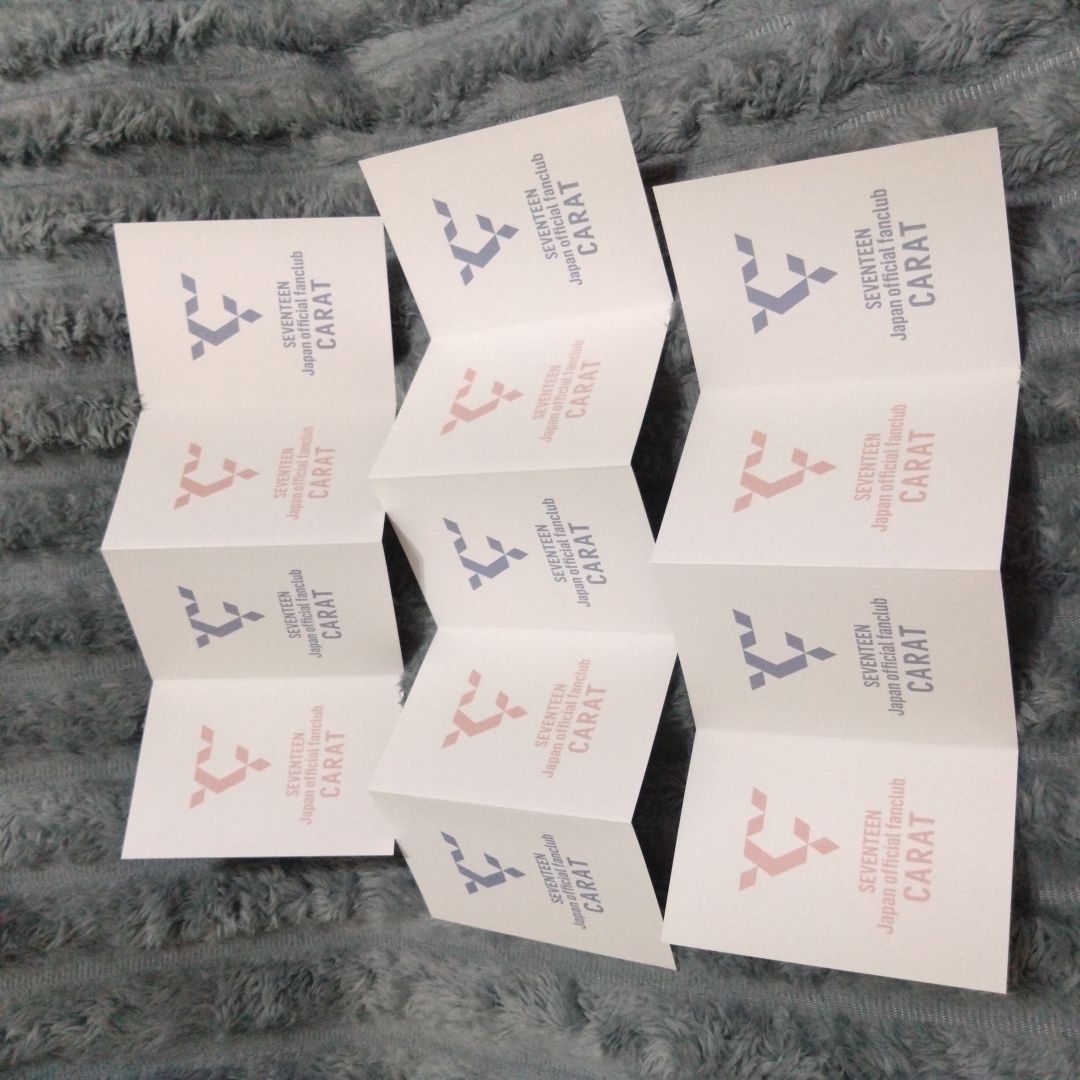 SVT |  23年 日本W會員卡 13人整套 風琴卡