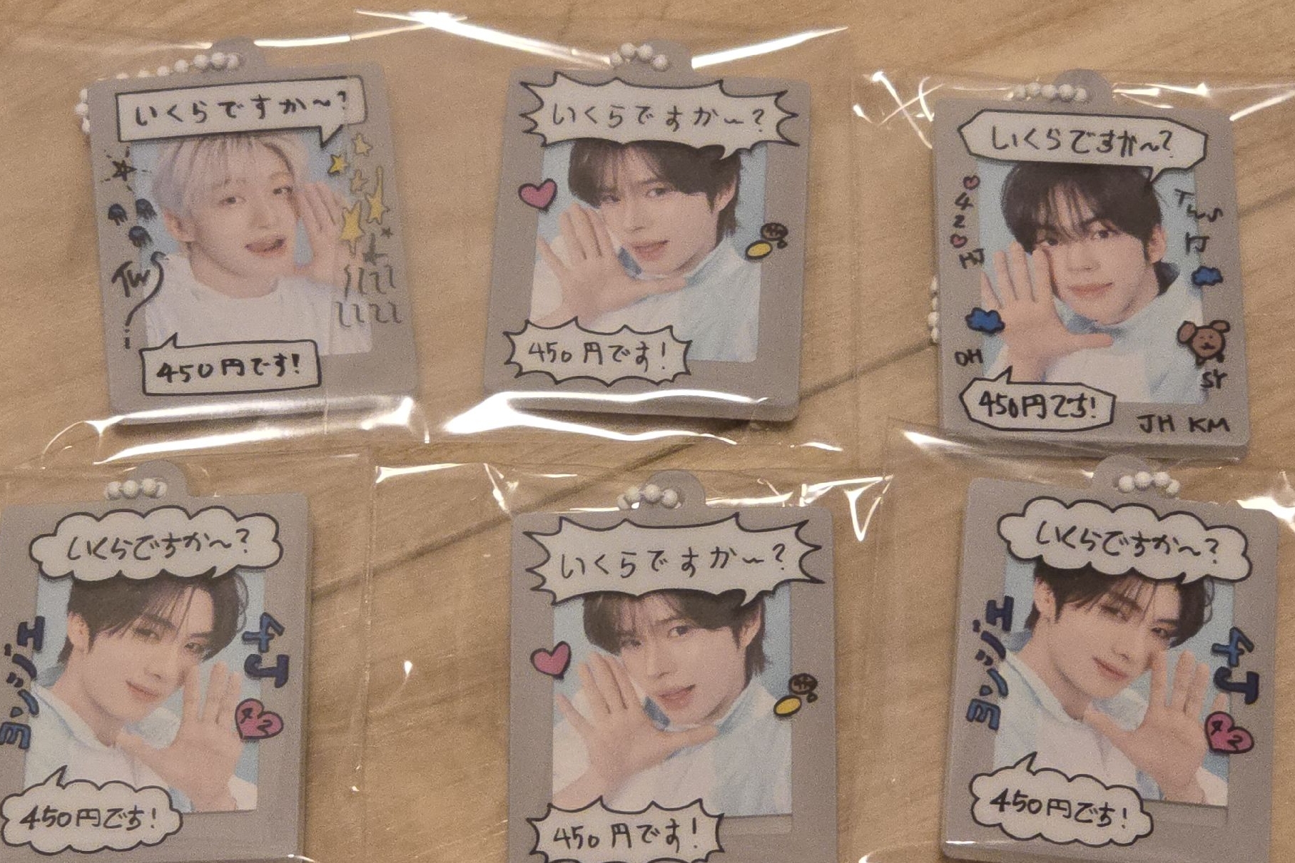 TWS 日本 fm場週 證件照吊飾