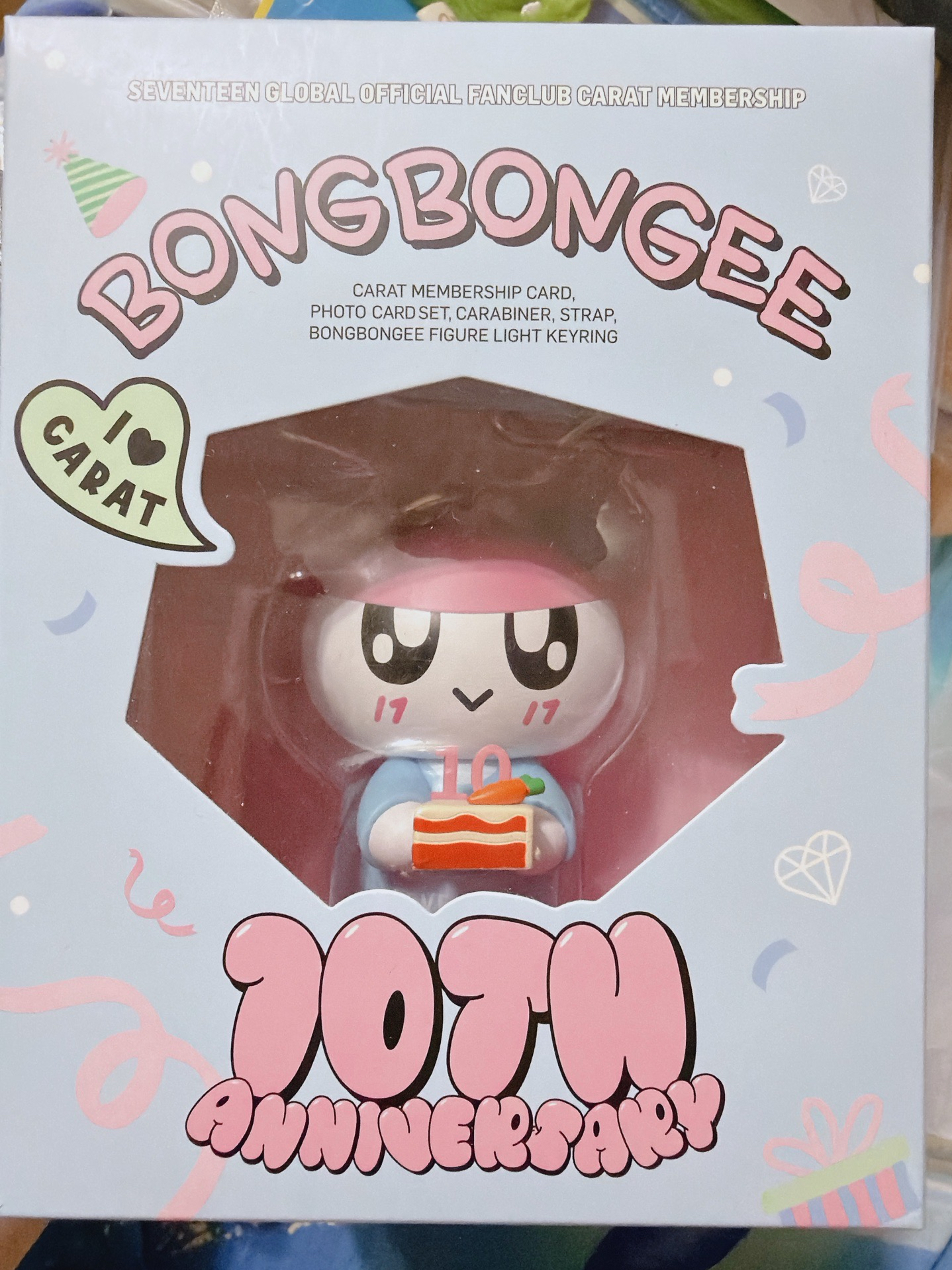 SEVENTEEN 10期會員禮 蹦蹦吊飾