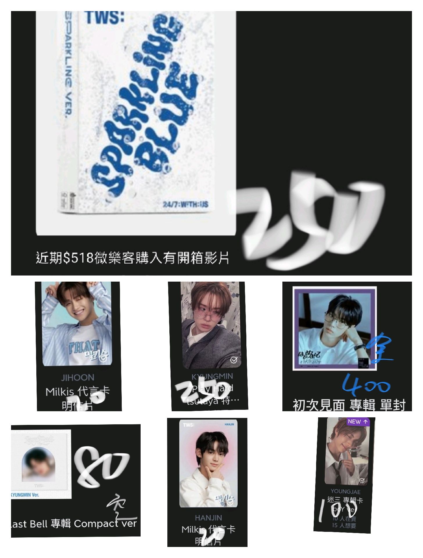 售多道勳熱貴全員盤