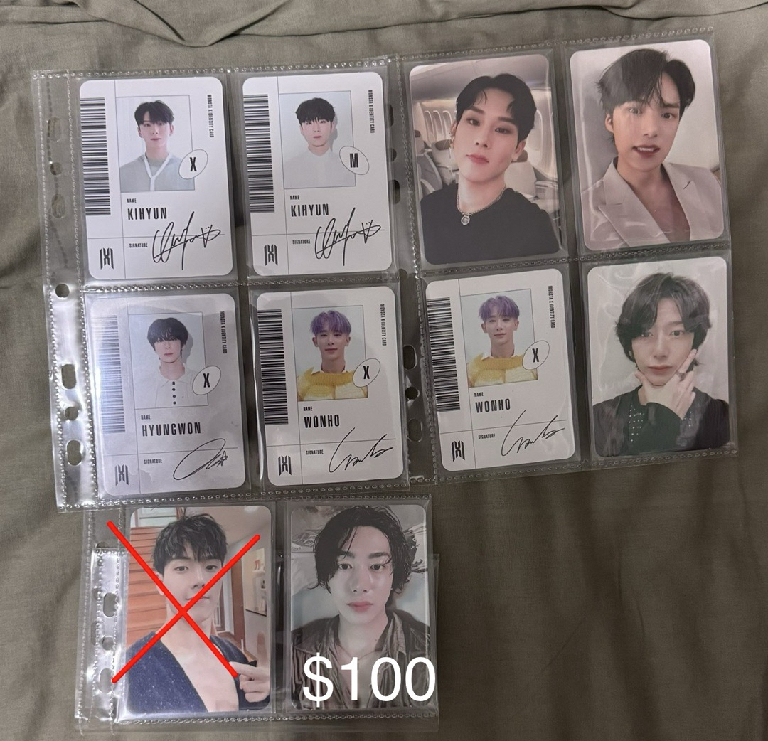 Monsta X各式專卡