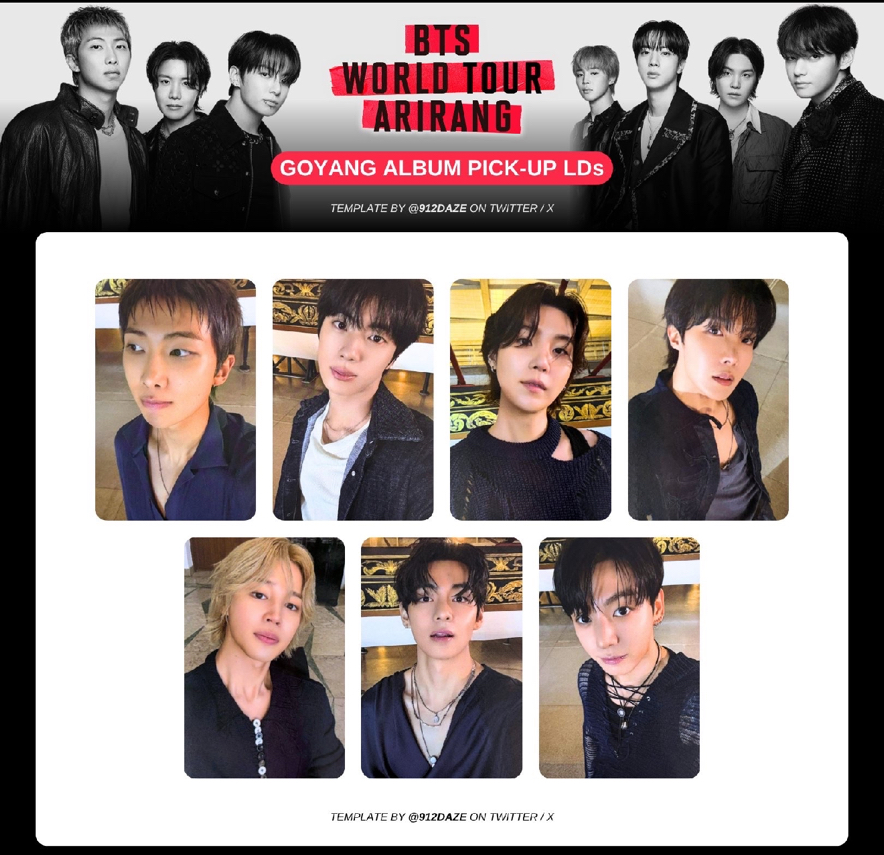 bts 高陽演唱會pickup卡一套