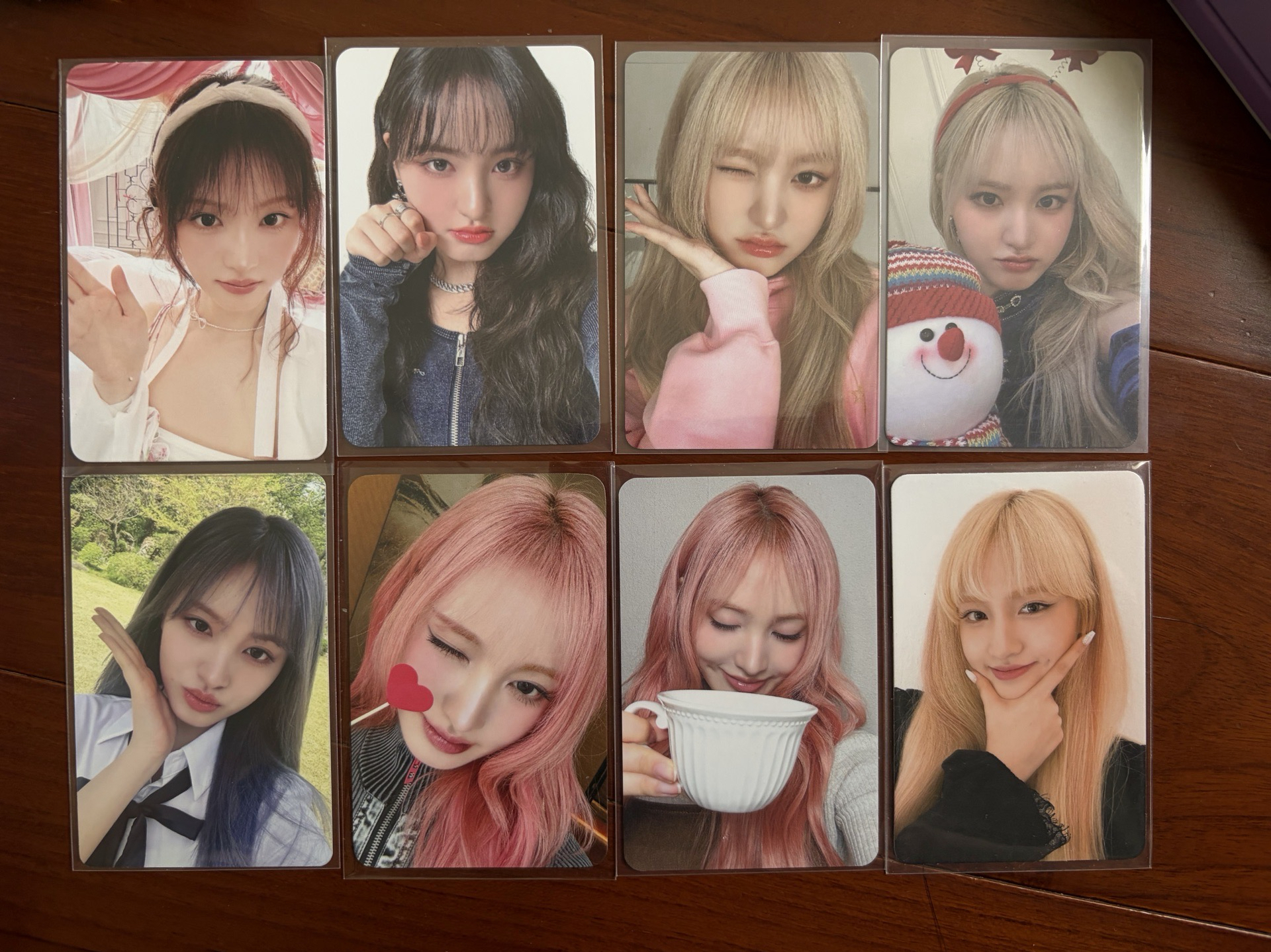 Liz 小卡 8張一起 D社栗 愛心栗 咖啡栗