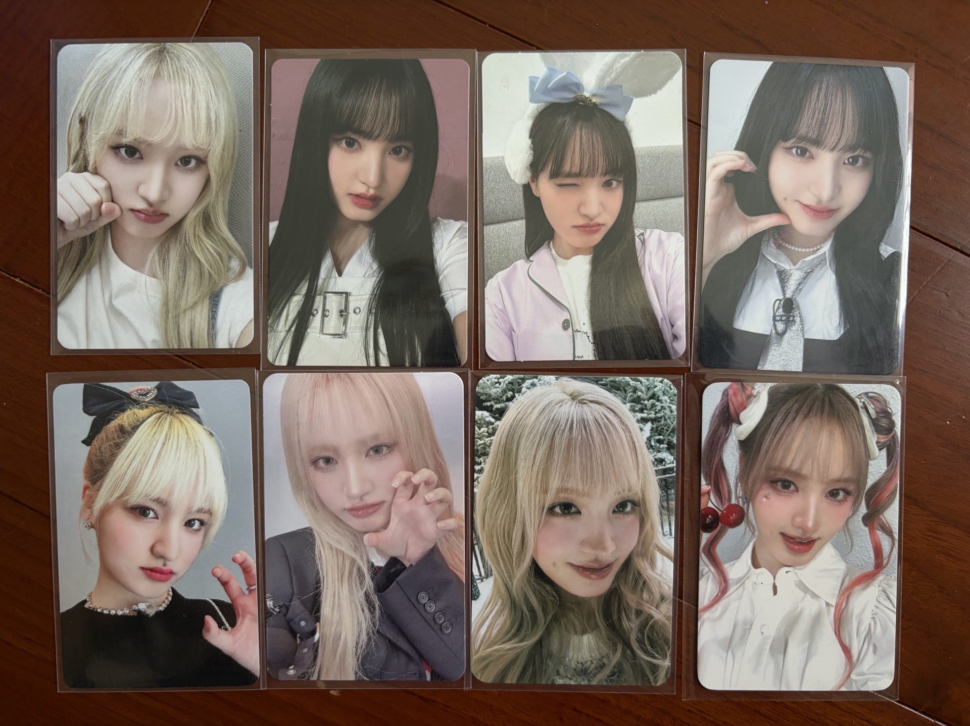 Liz 小卡 8張一起 雪景栗 櫻桃栗