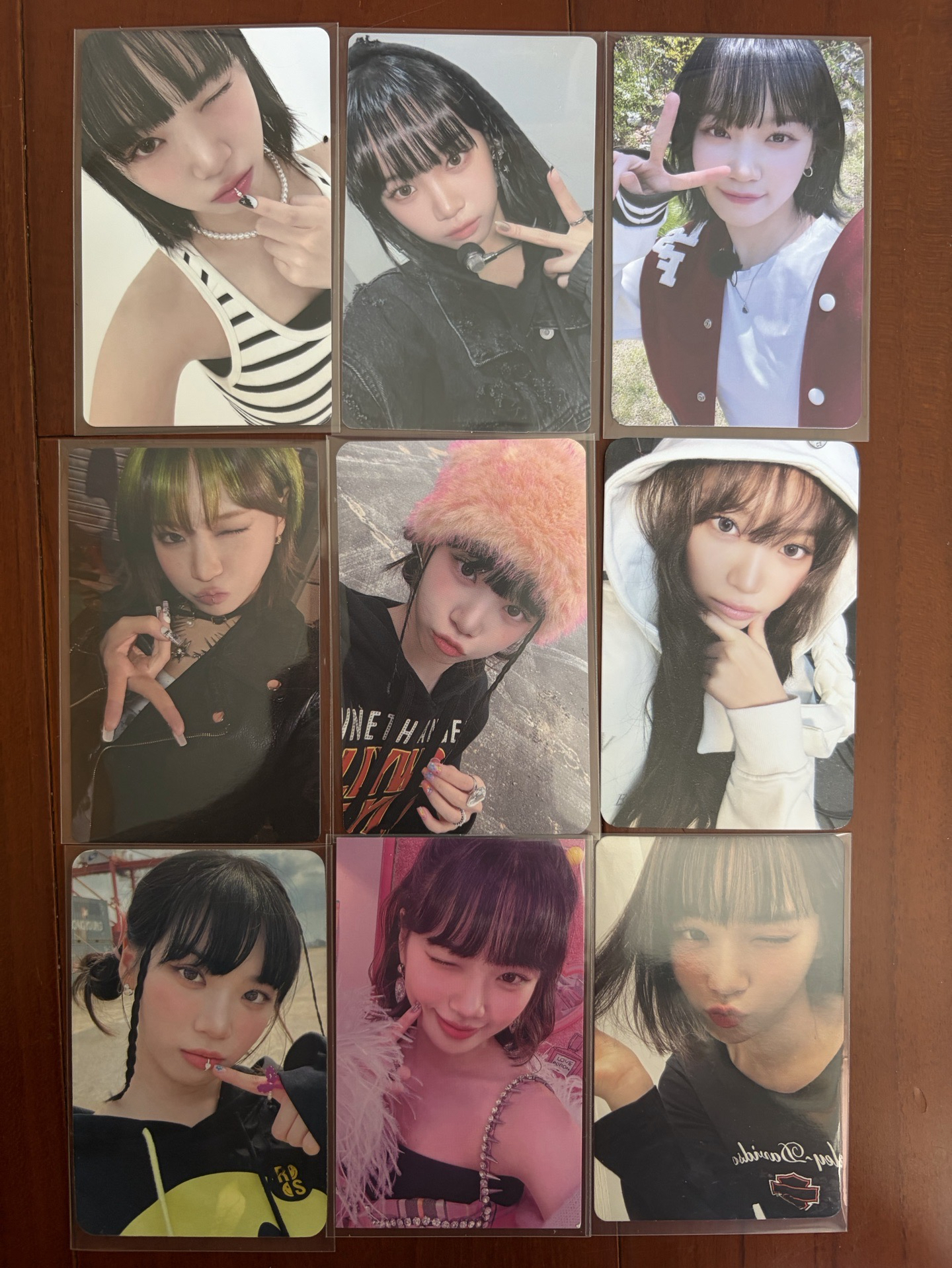 采源 小卡 9張一起 橘帽采