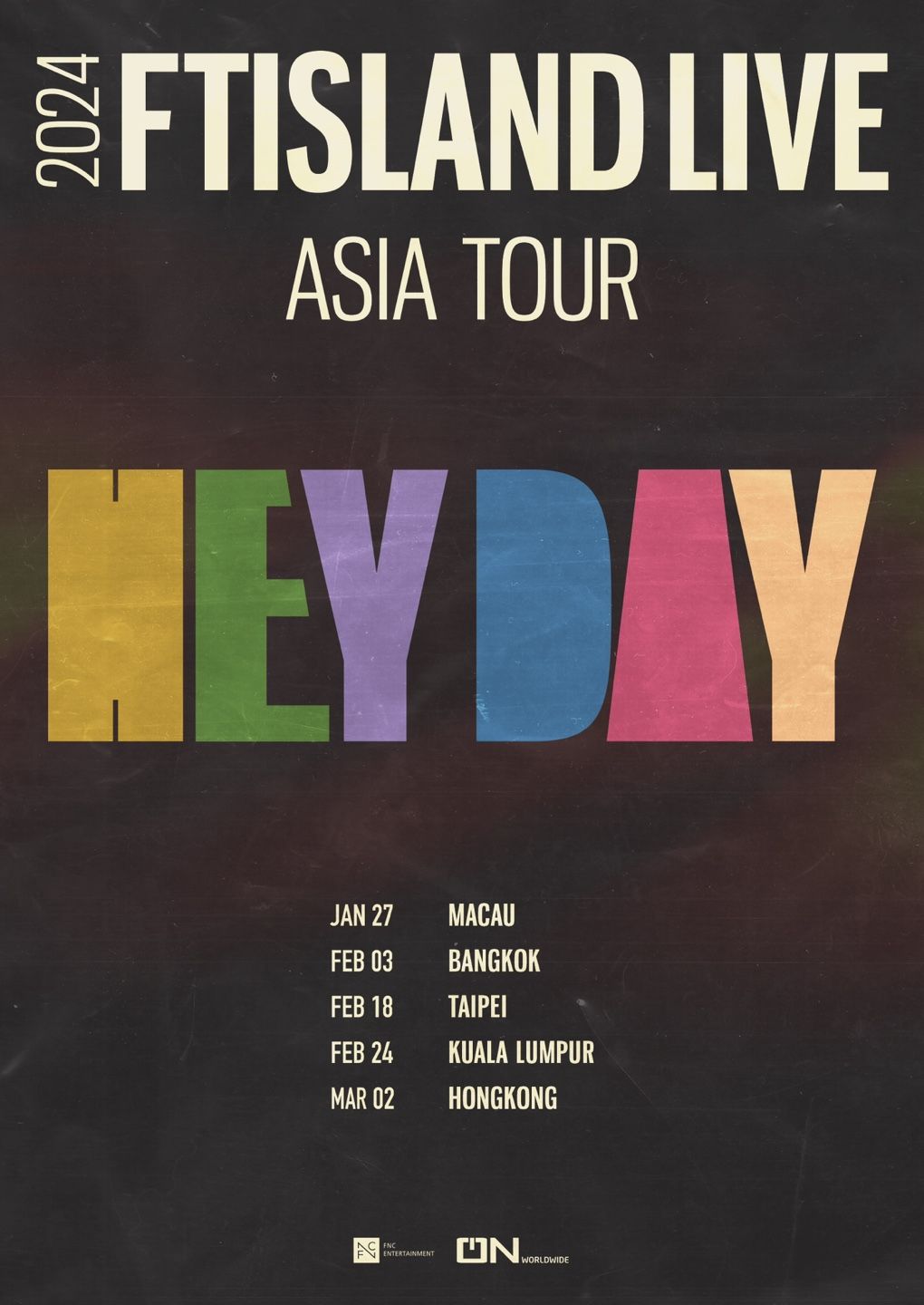 'HEY DAY' ASIA TOUR